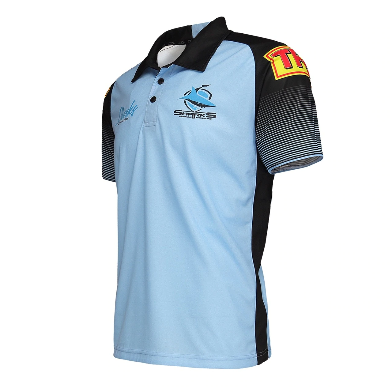 Rugby Season 2021 Cronulla Sharks Blue Rugby Polo High Quality - leoleo123123