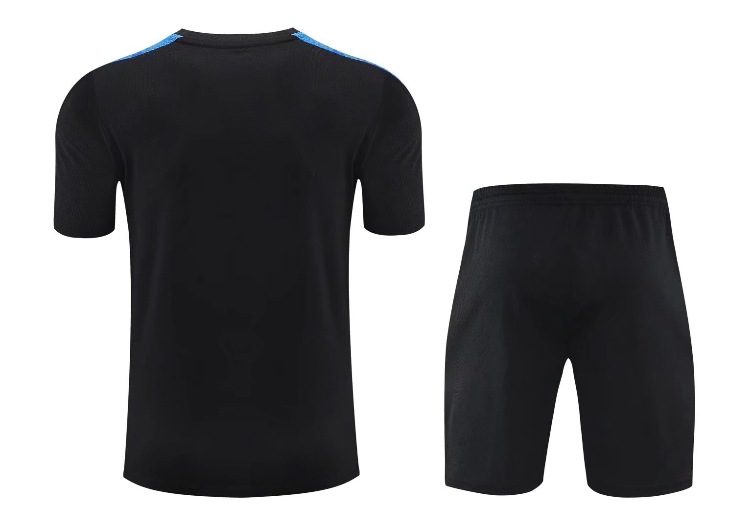 21/22 Manchester United Black Training Set--Short sleeve and Short Pant Training Tracksuit - leoleo123123
