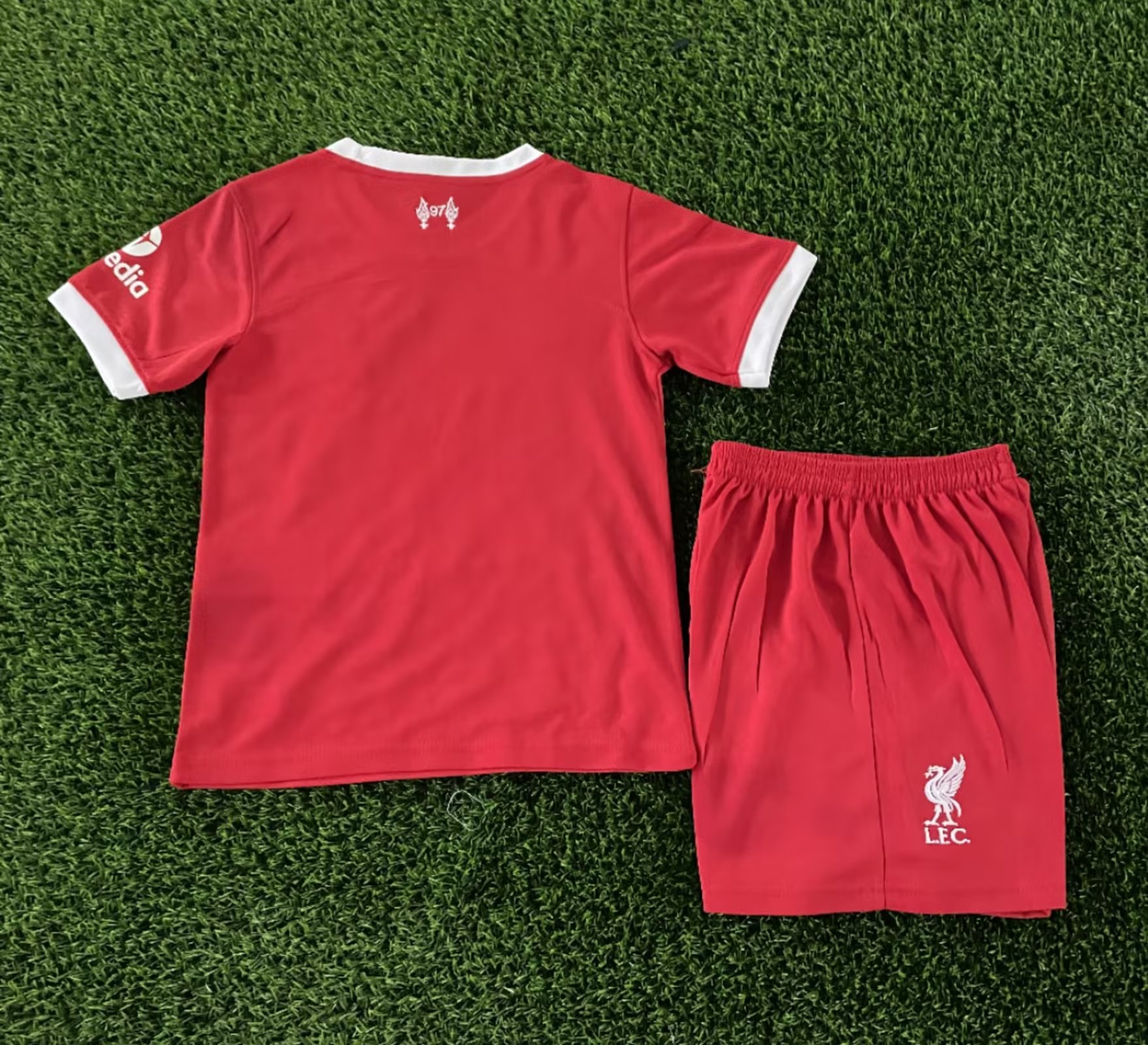 23/24 Liverpool Home Kids Jersey - leoleo123123