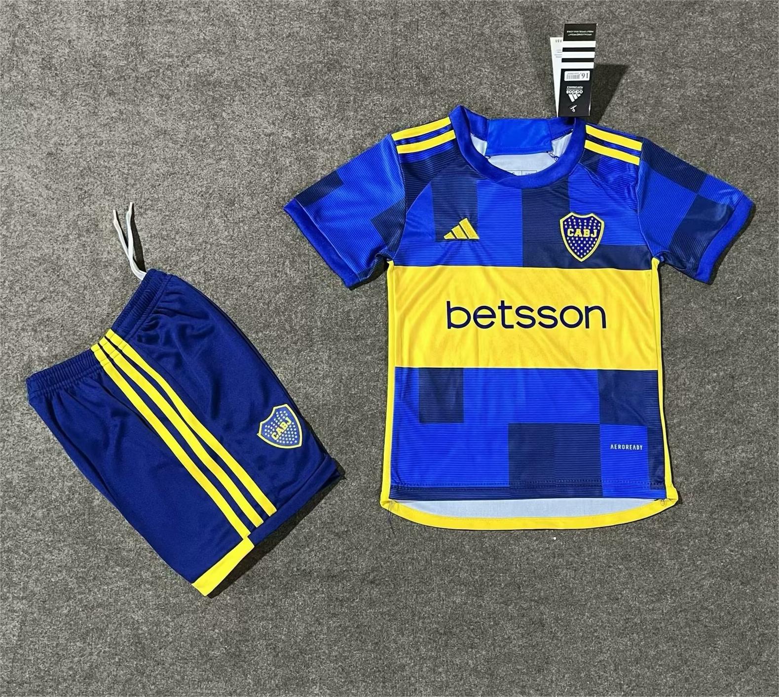 23/24 Boca Home Kids Jersey - leoleo123123