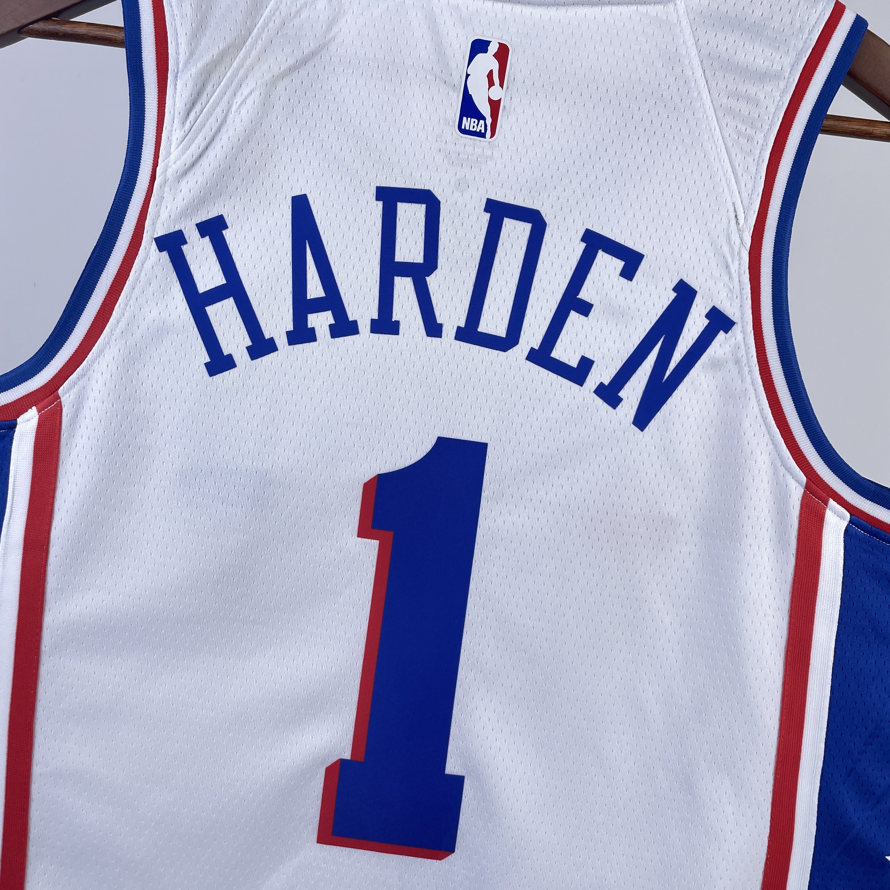 NBA Men 2023 Philadelphia 76ers White #1 HARDEN Swingman Jersey - leoleo123123