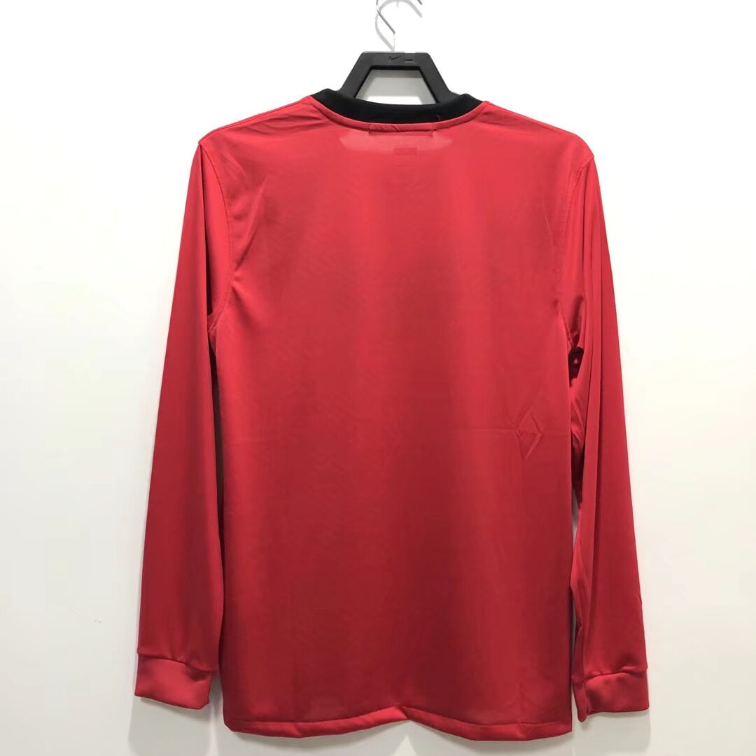2010 Man United Home Retro Jersey Long Sleeve - leoleo123123