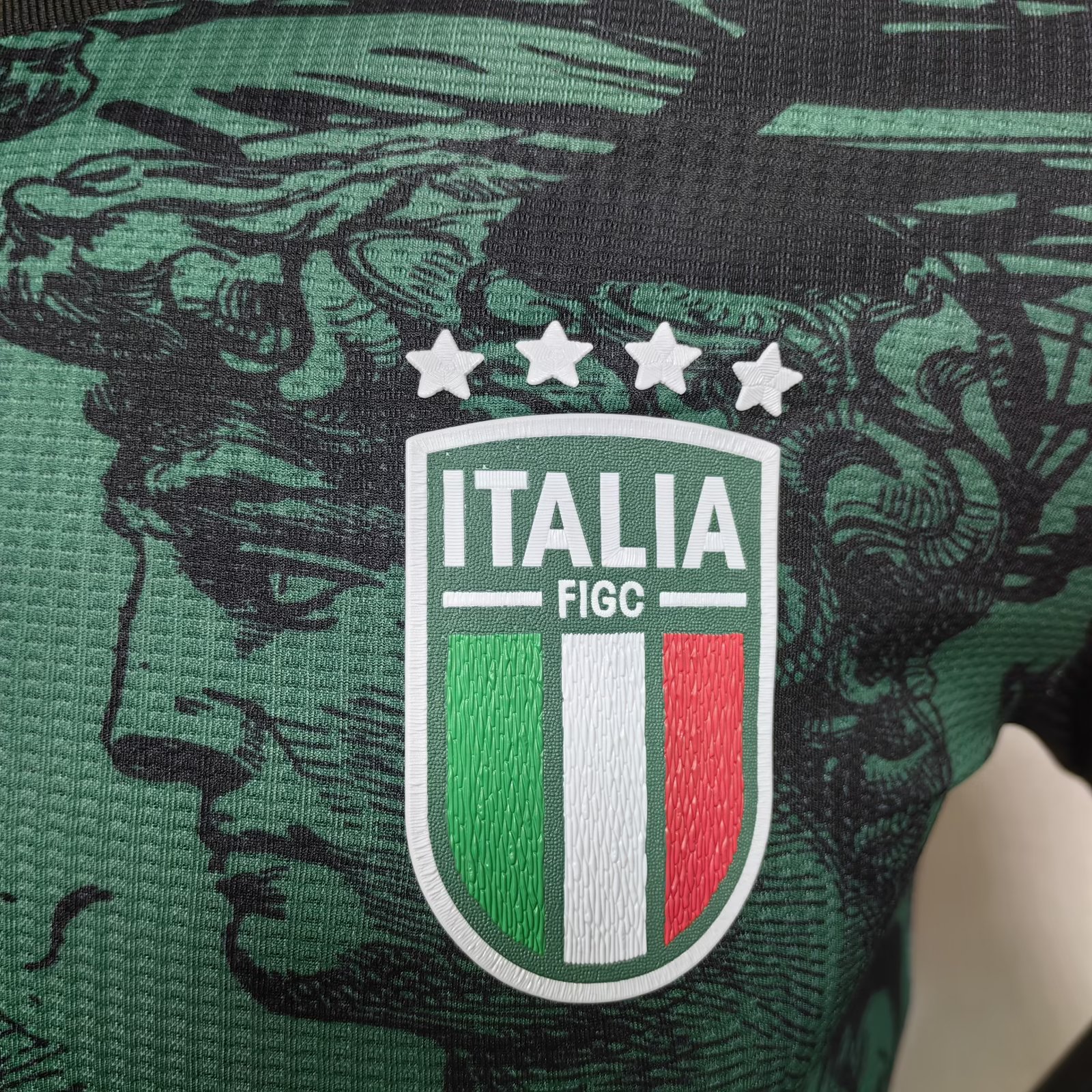23/24 Italy Green Soccer Jersey Player Version 1:1 Quality - leoleo123123