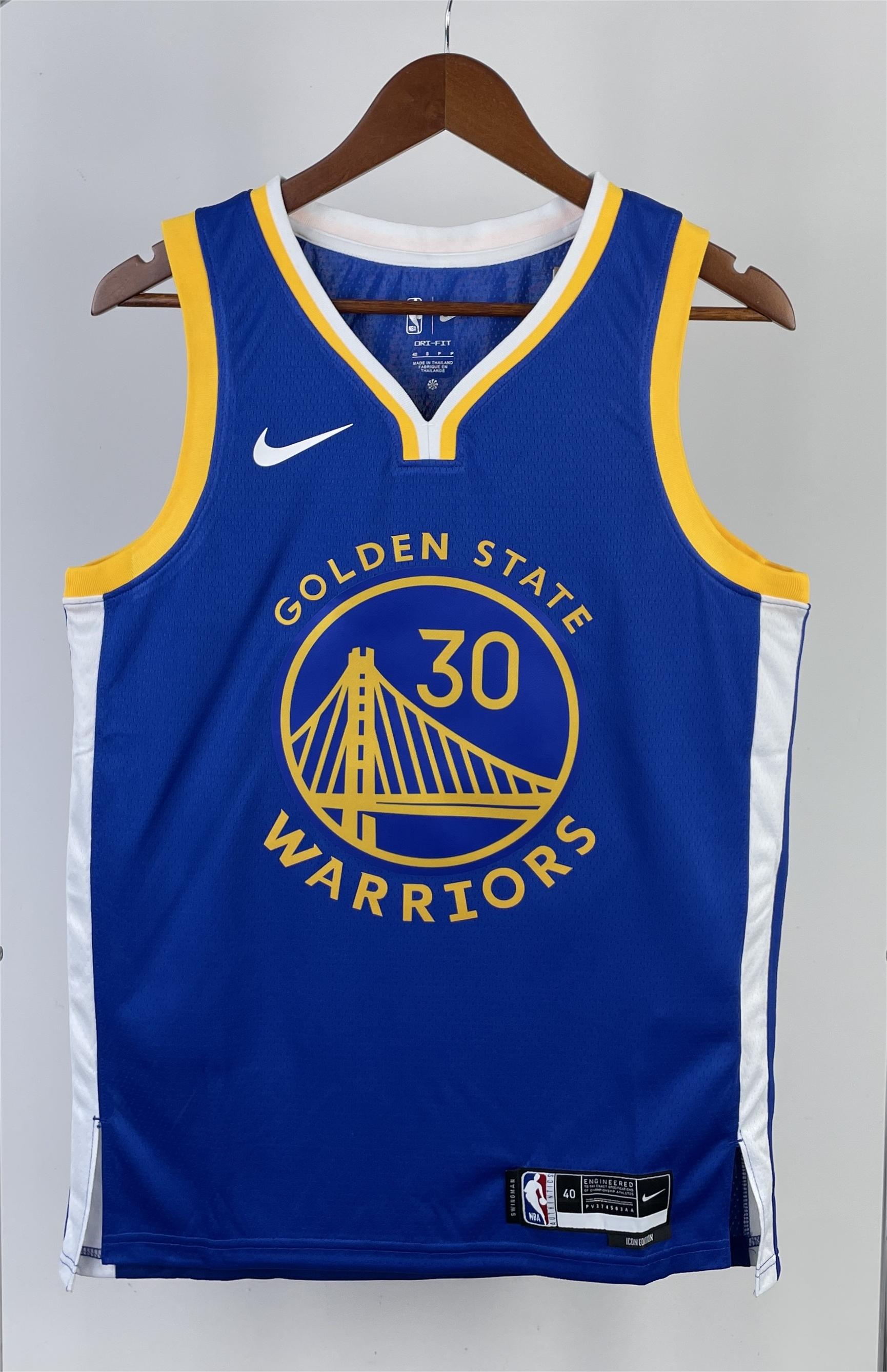 NBA Men 2023 Golden State Warriors Blue #30 CURRY Swingman Jersey - leoleo123123