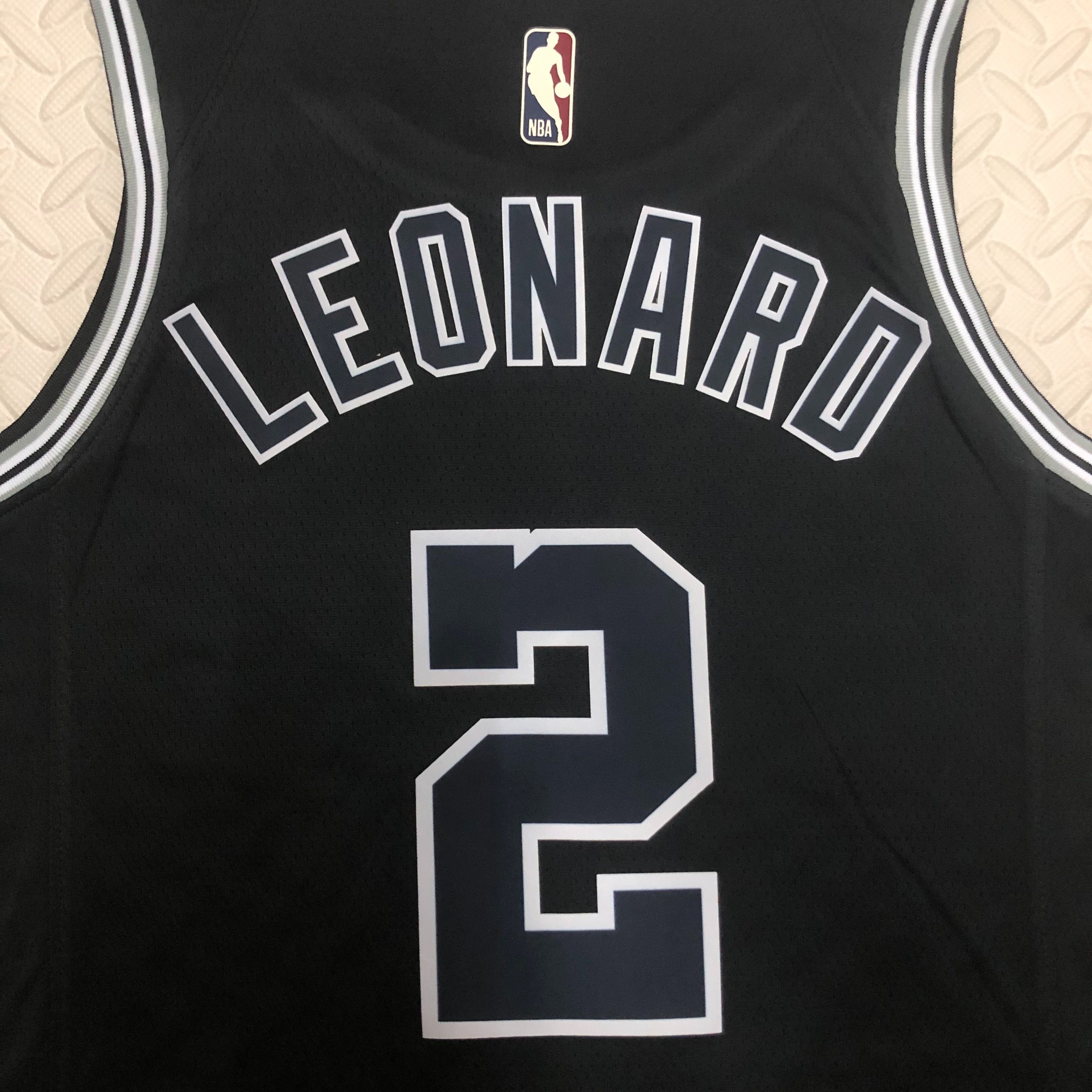 NBA Men Season 2023 San Antonio Spurs Black Retro #2 LEONARD Jersey High Quality Name and Number Print - leoleo123123