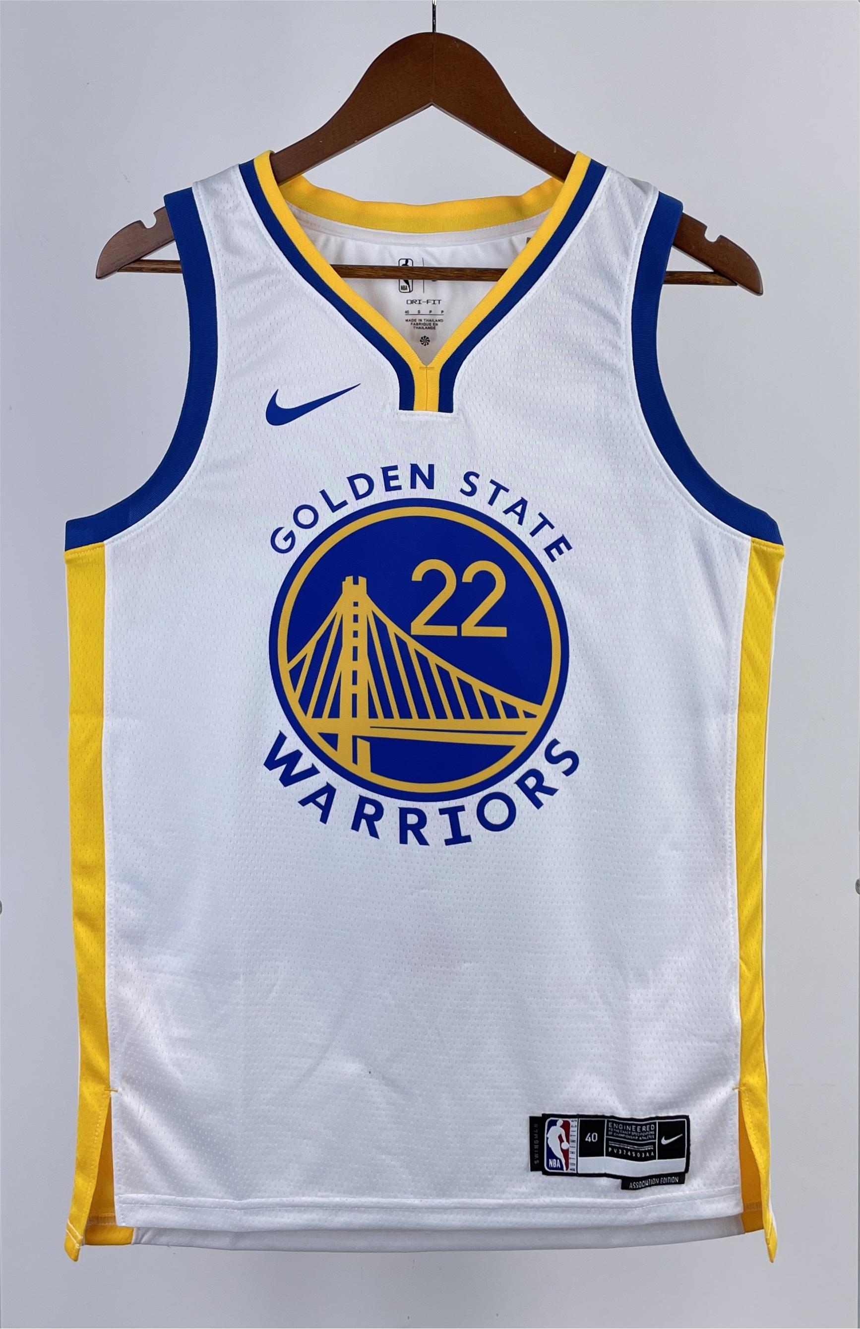 NBA Men 2023 Golden State Warriors White #22 WIGGINS Swingman Jersey - leoleo123123