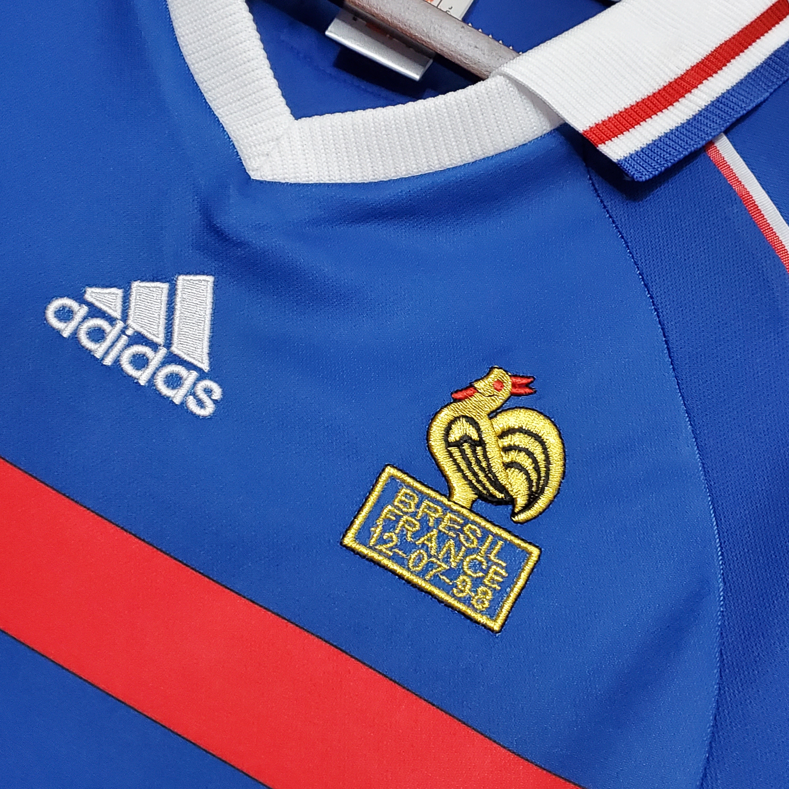 1998 France Home Retro Jersye - leoleo123123