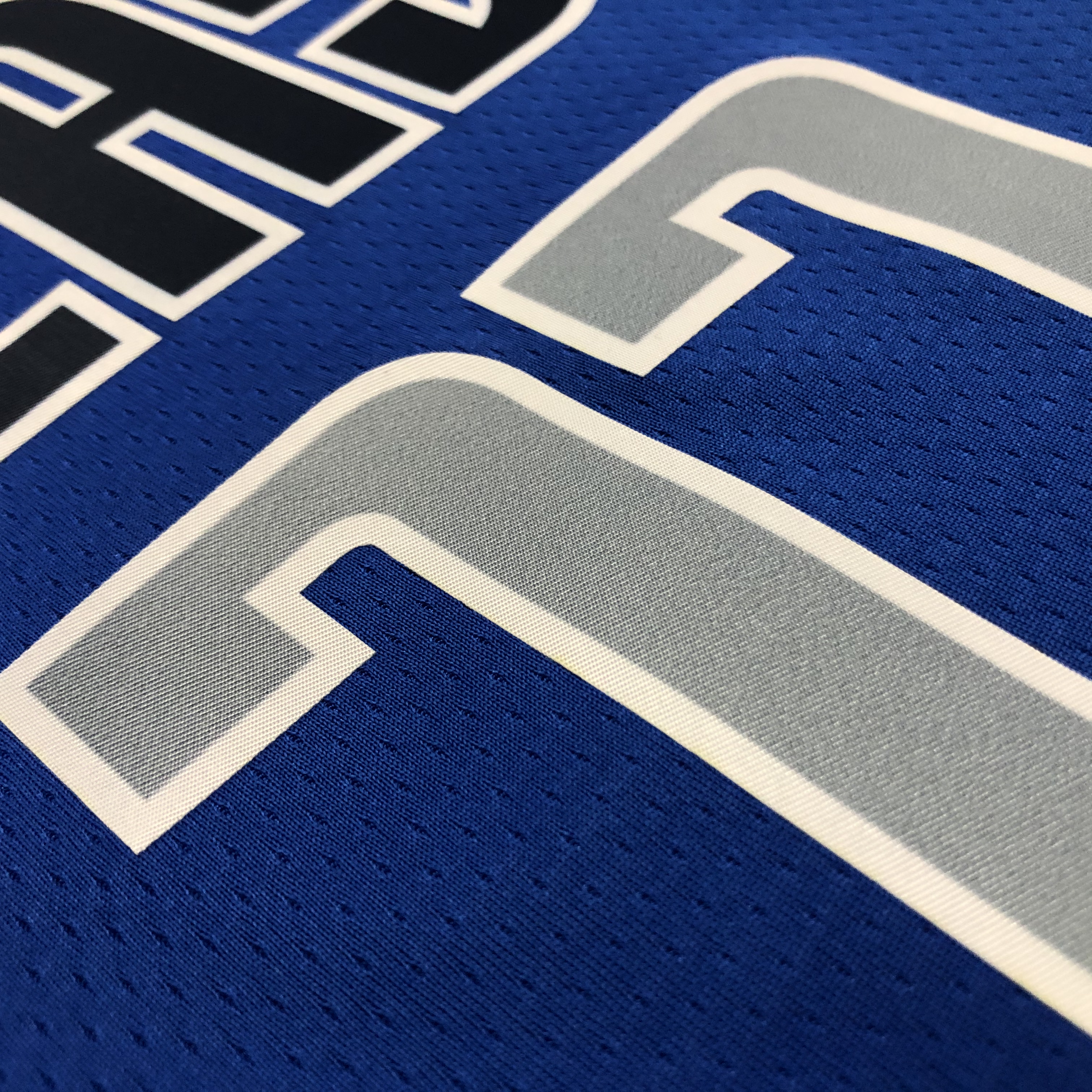 NBA Men 75th Anniversary Dallas Mavericks Blue #77 DONCIC Jersey High Quality Name and Number Print - leoleo123123