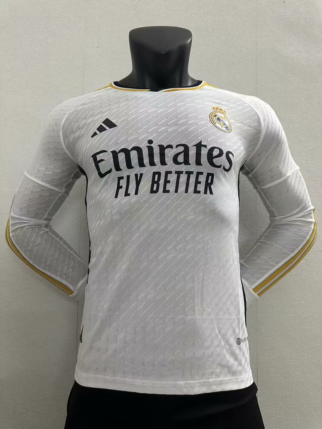 23/24 Real Madrid Home Long Sleeve Jersey Player Version 1:1 Quality - leoleo123123