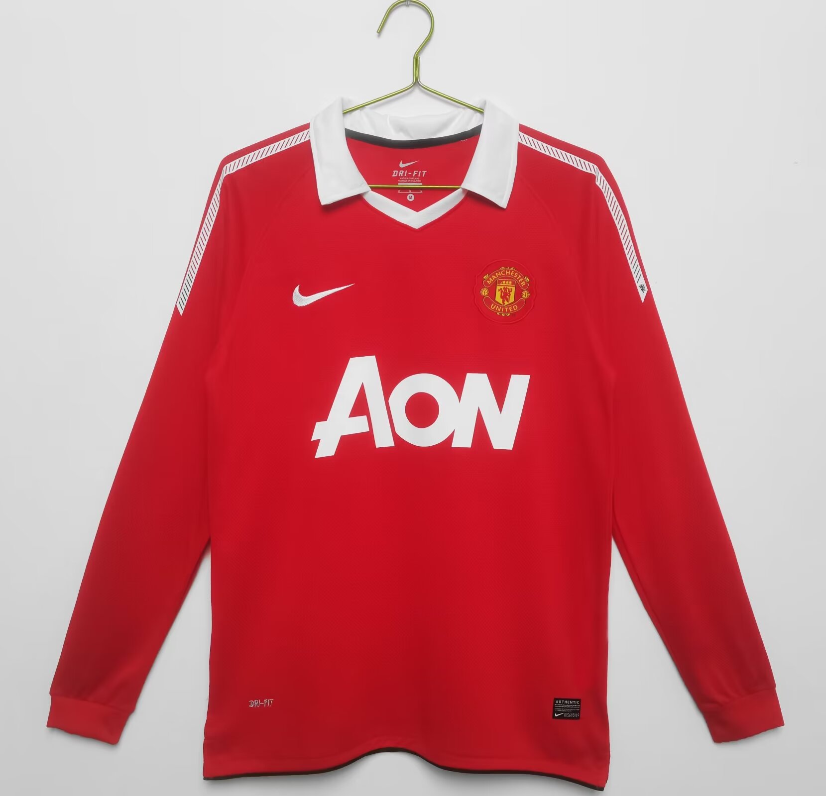 10/11 Man United Home Retro Jersey Long Sleeve - leoleo123123