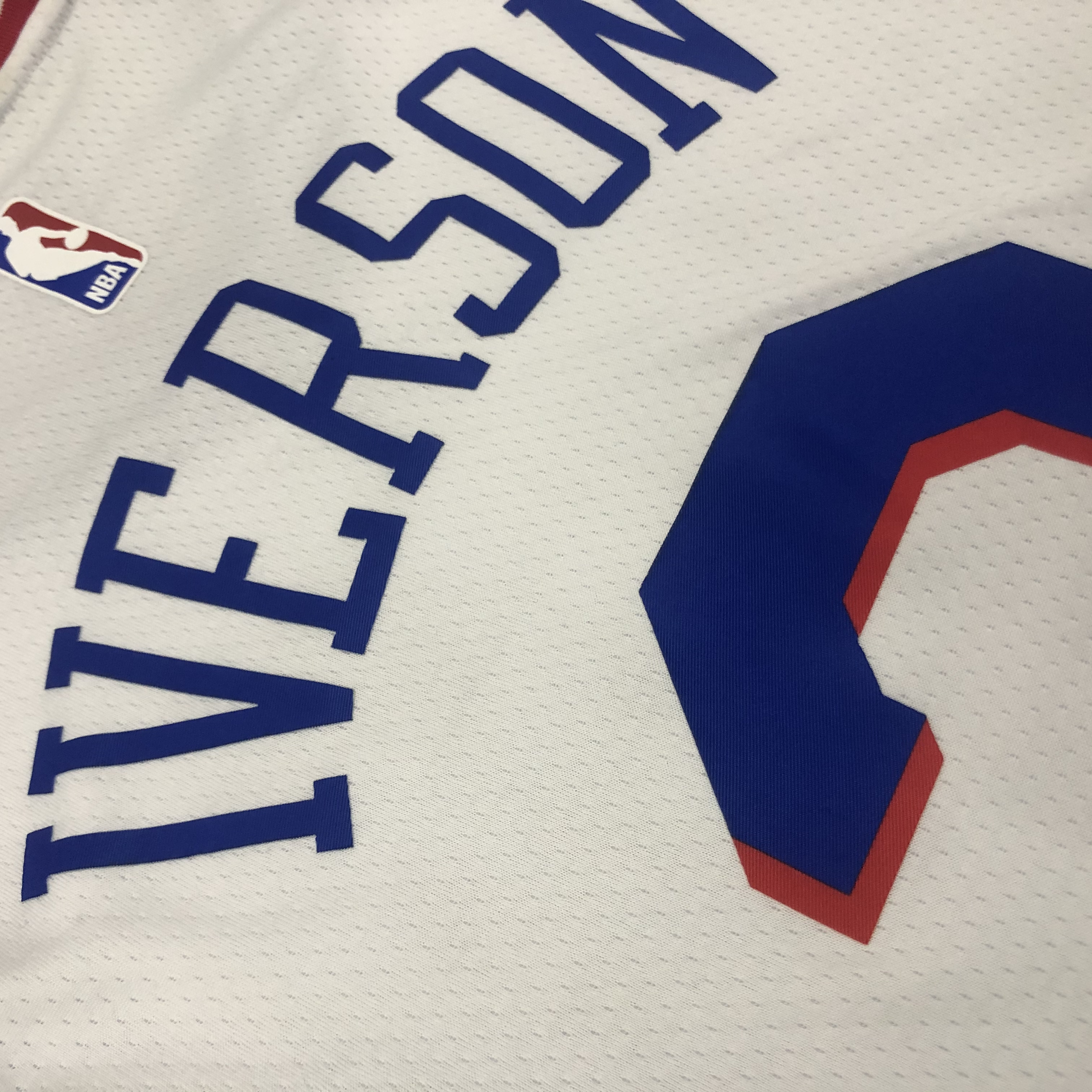 NBA Men Philadelphia 76ers White #3 IVERSON Jersey High Quality Name and Number Print - leoleo123123