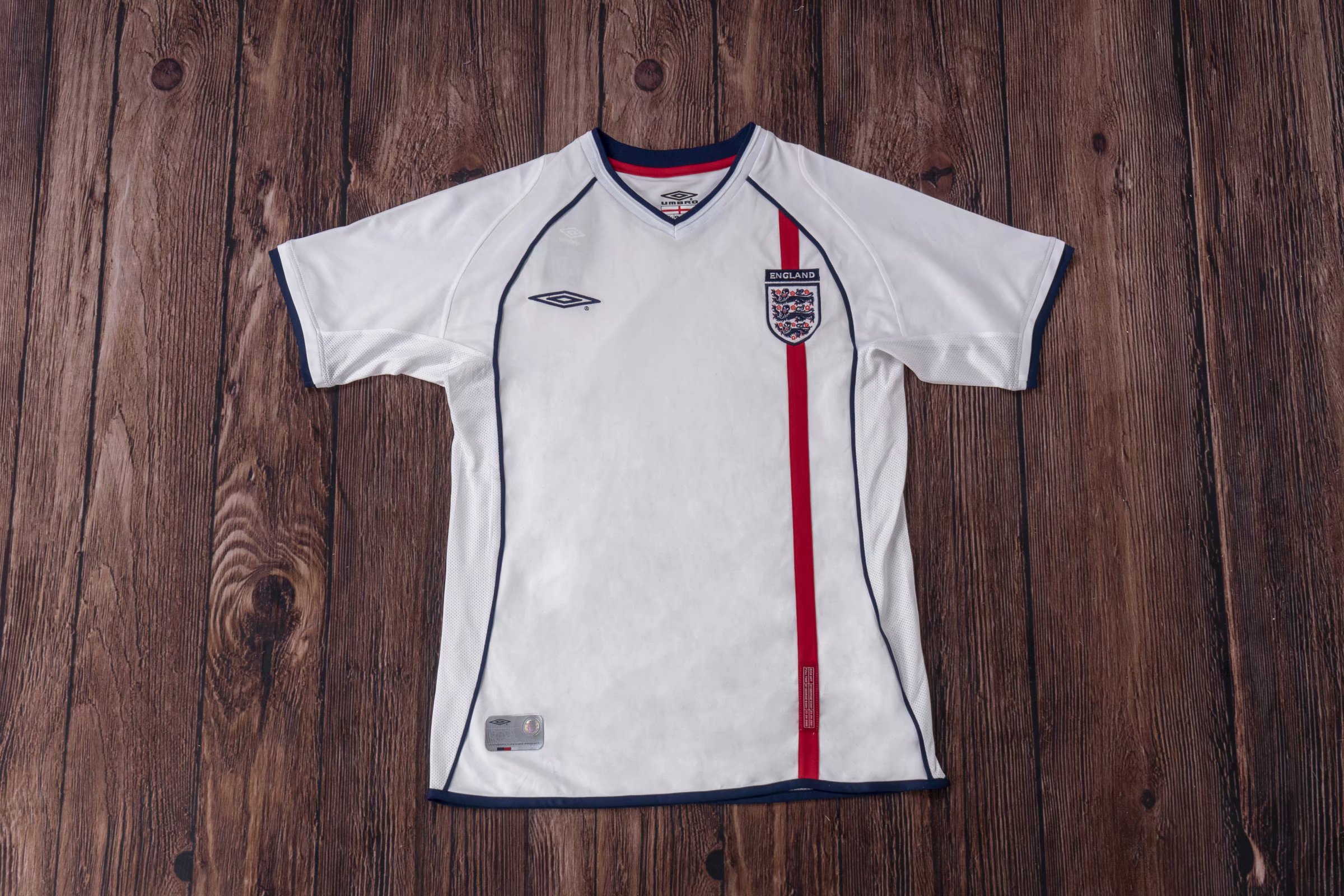 2002 England Home Retro Jersey - leoleo123123