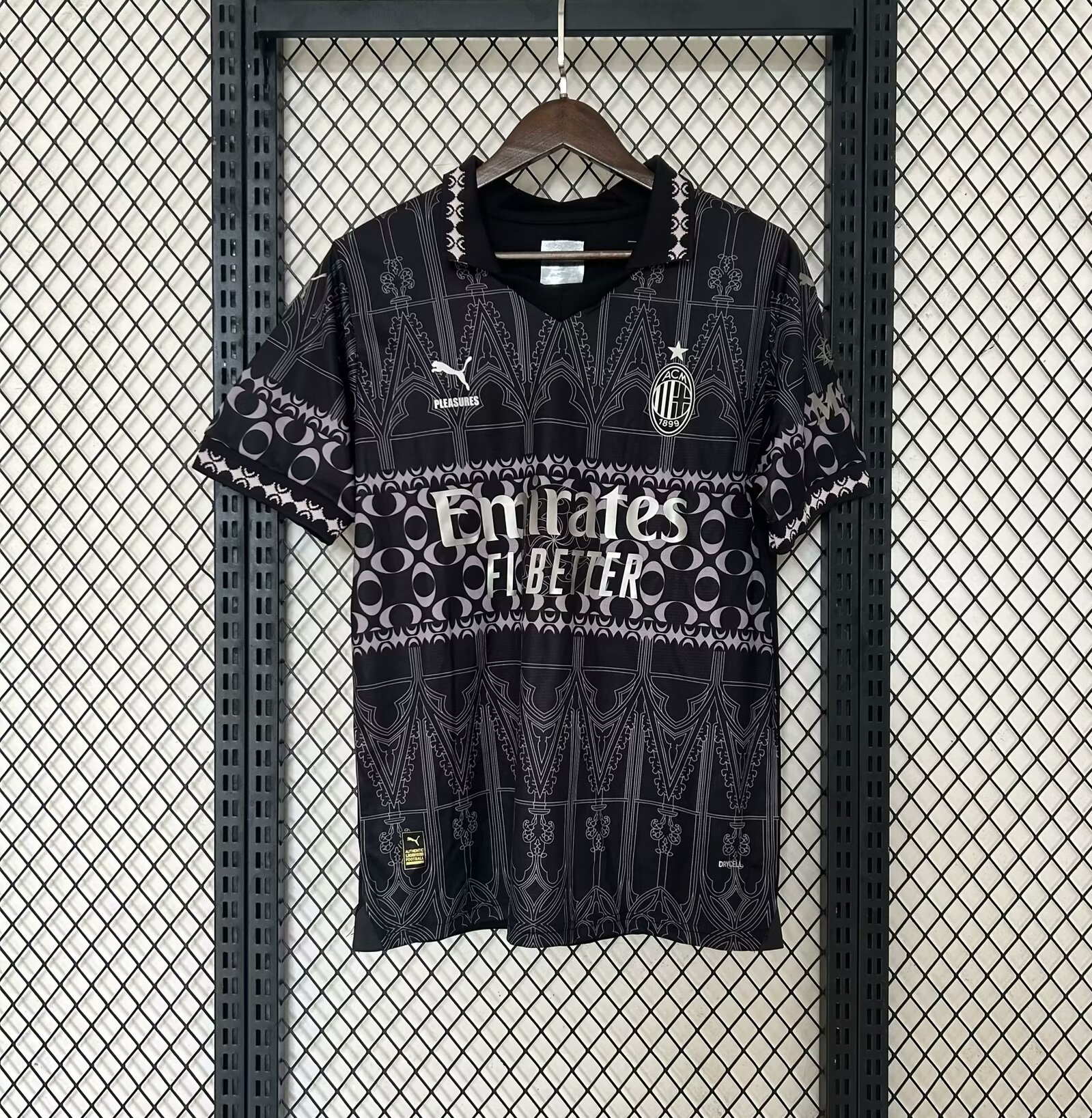 23/24 AC Milan Black Jersey Fans Version 1:1 Quality - leoleo123123