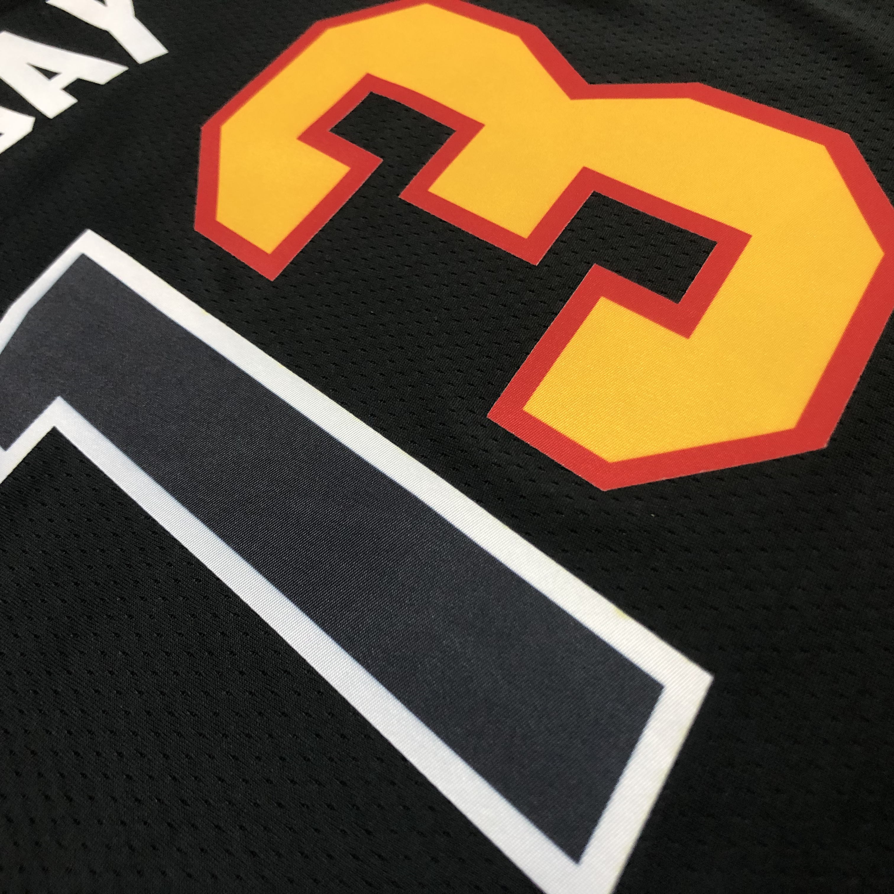 NBA Men 75th Anniversary Season 2022 Miami Heat Black #13 ADEBAYO Jersey High Quality Name and Number Print - leoleo123123