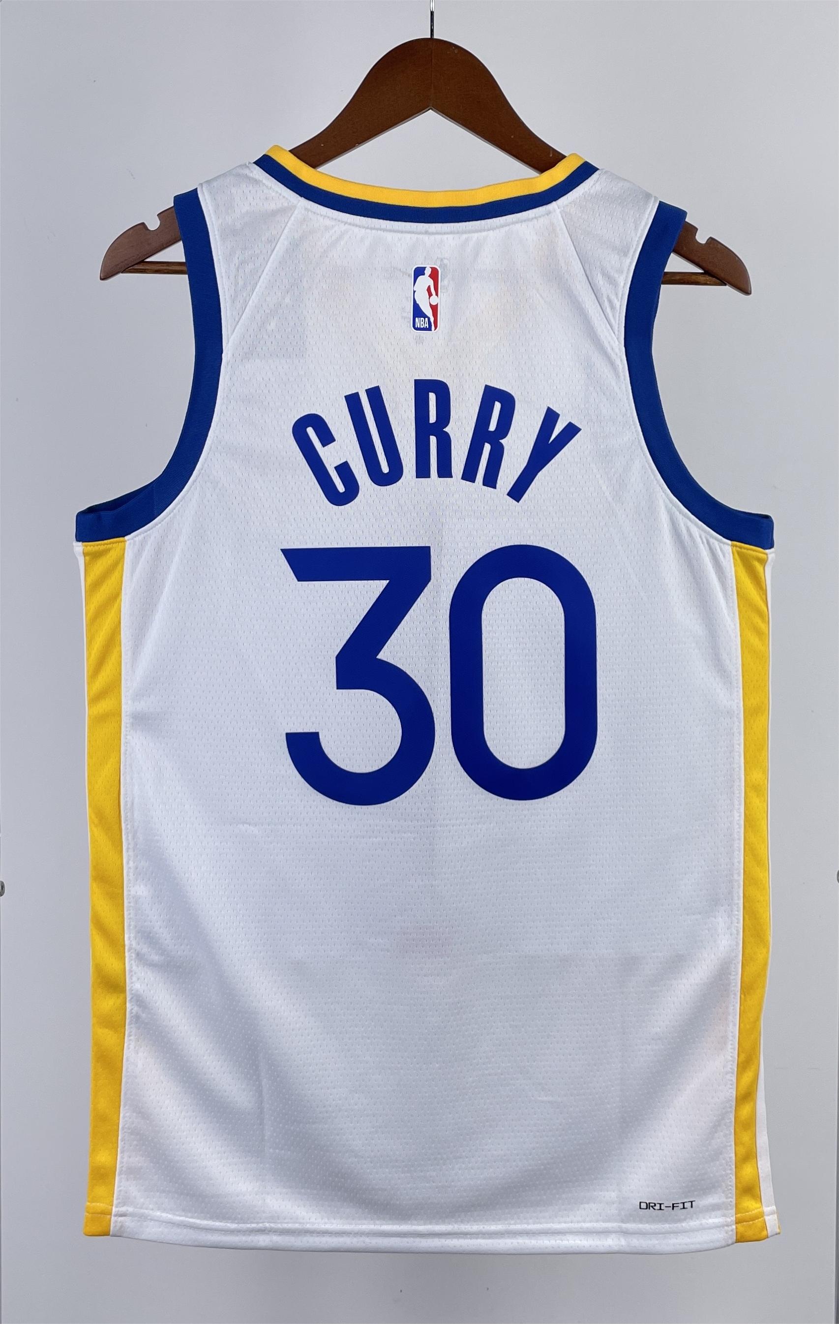 Copy NBA Men 2023 Golden State Warriors White #30 CURRY Swingman Jersey - leoleo123123