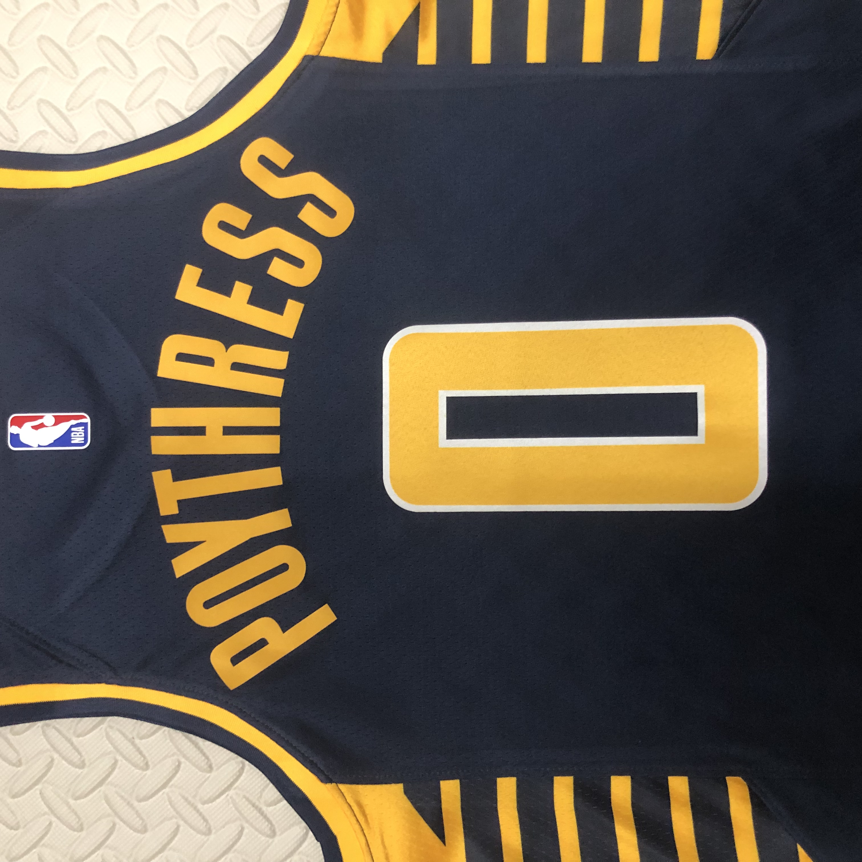 NBA Men Season 2023 Indiana Pacers Black #0 POYTHRESS Jersey High Quality Name and Number Print - leoleo123123