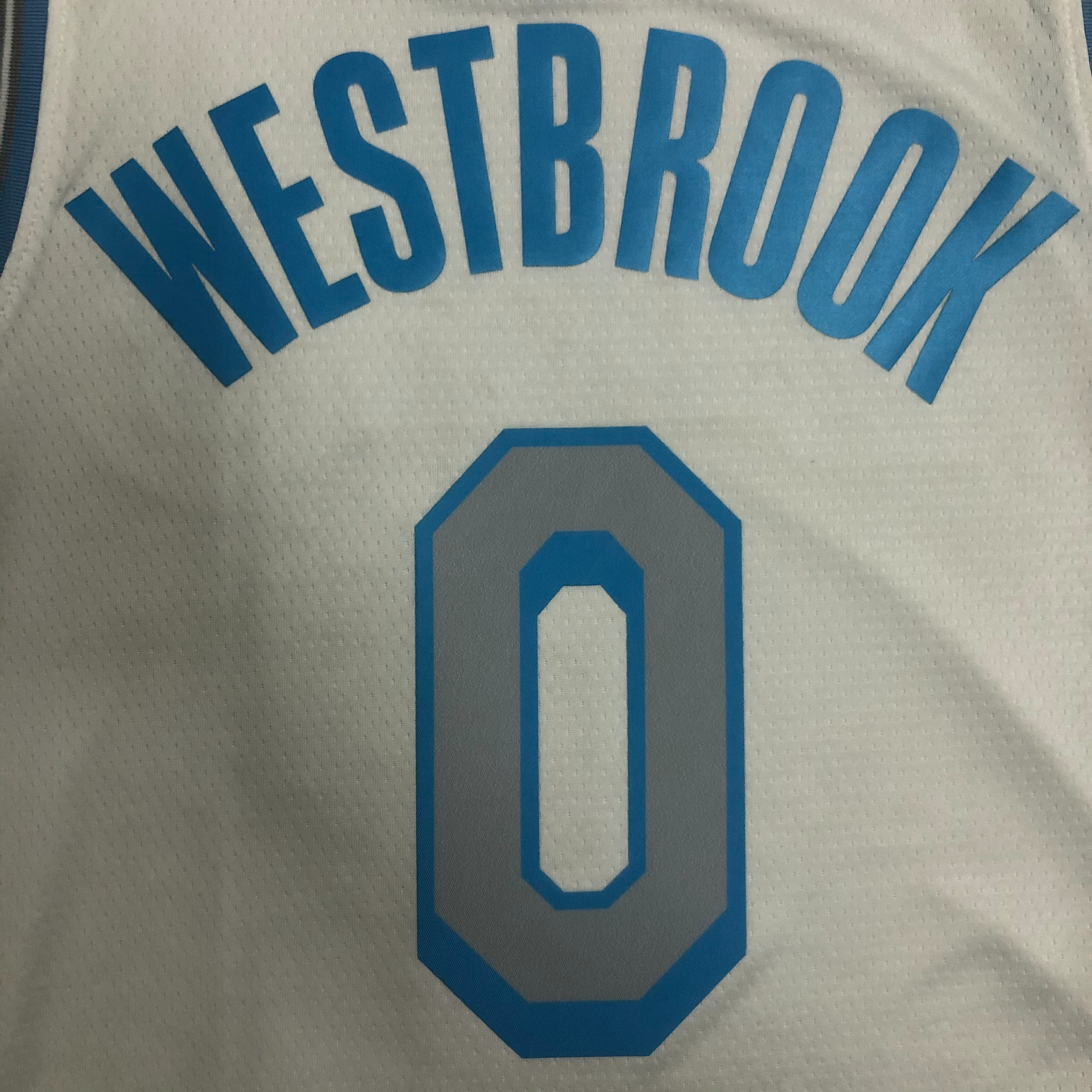 NBA Season 2021 Los Angeles Lakers White Retro #0 WESTBROOK Round Neck Jersey High Quality Name and Number Print - leoleo123123