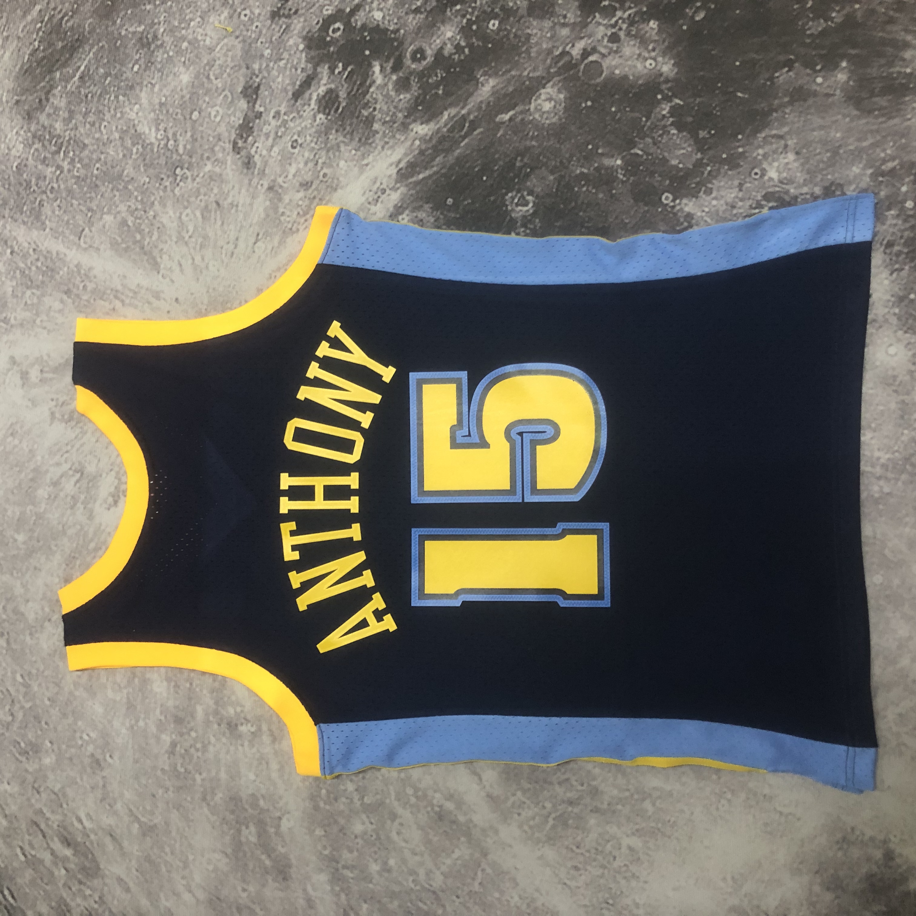 NBA Men Season 06-07 Denver Nuggets Dark Blue #15 ANTHONY Jersey High Quality Name and Number Print - leoleo123123