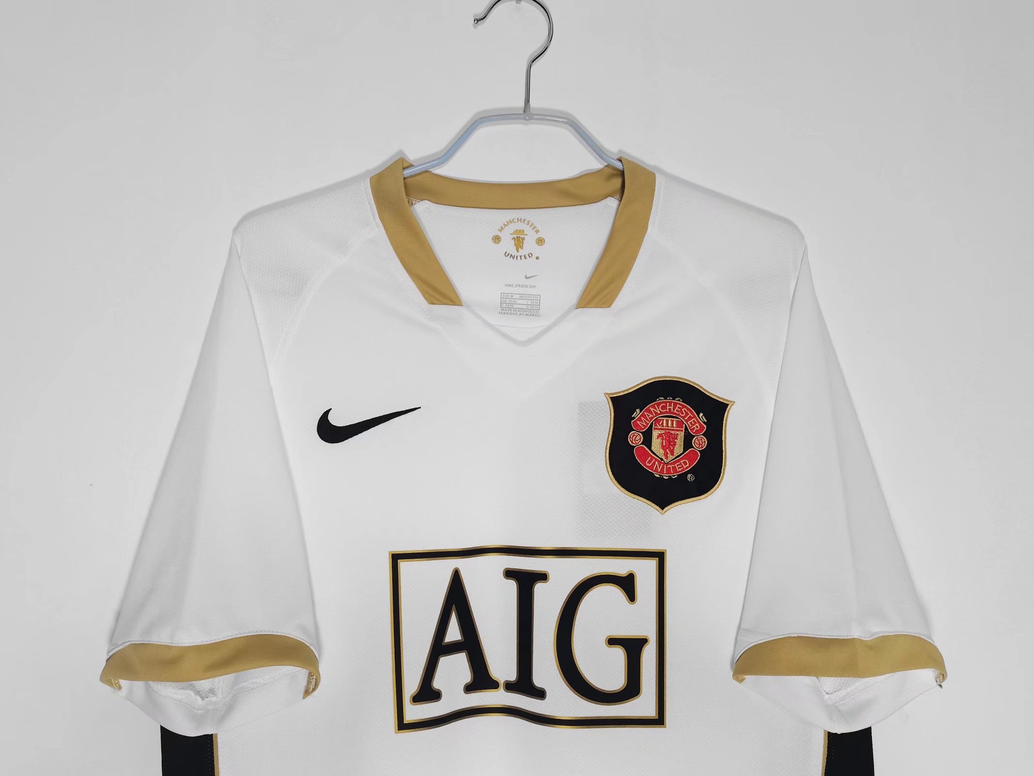06-07 Man United White Retro Jersey - leoleo123123