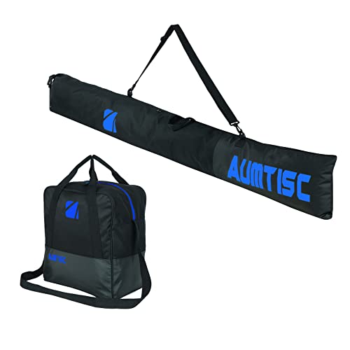 AUMTISC Ski Bag and Ski Boots Bag Combo - Extra Padded | Padded | Unpadded, Ski Bags Adjustable Length for Skis Up to 200 cm and Boots Up to Size 13 - leoleo123123
