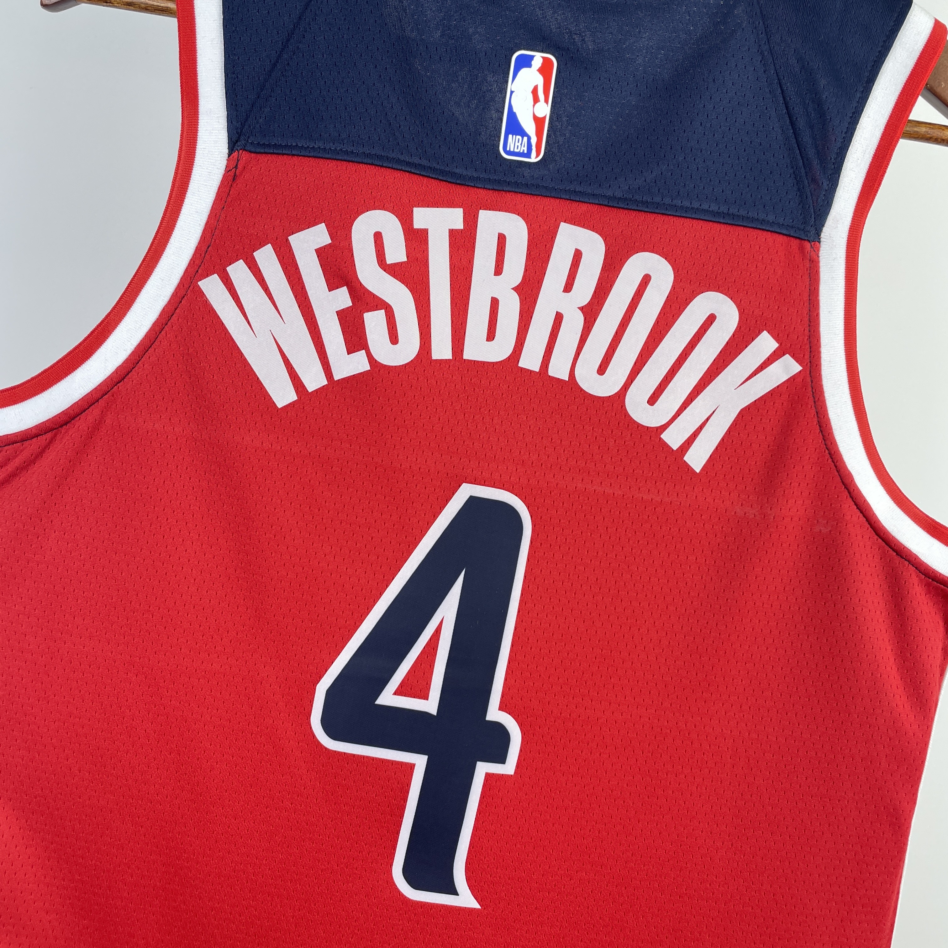 NBA Men 2023 Washington Wizards Red #4 WESTBROOK Jersey High Quality Name and Number Print - leoleo123123
