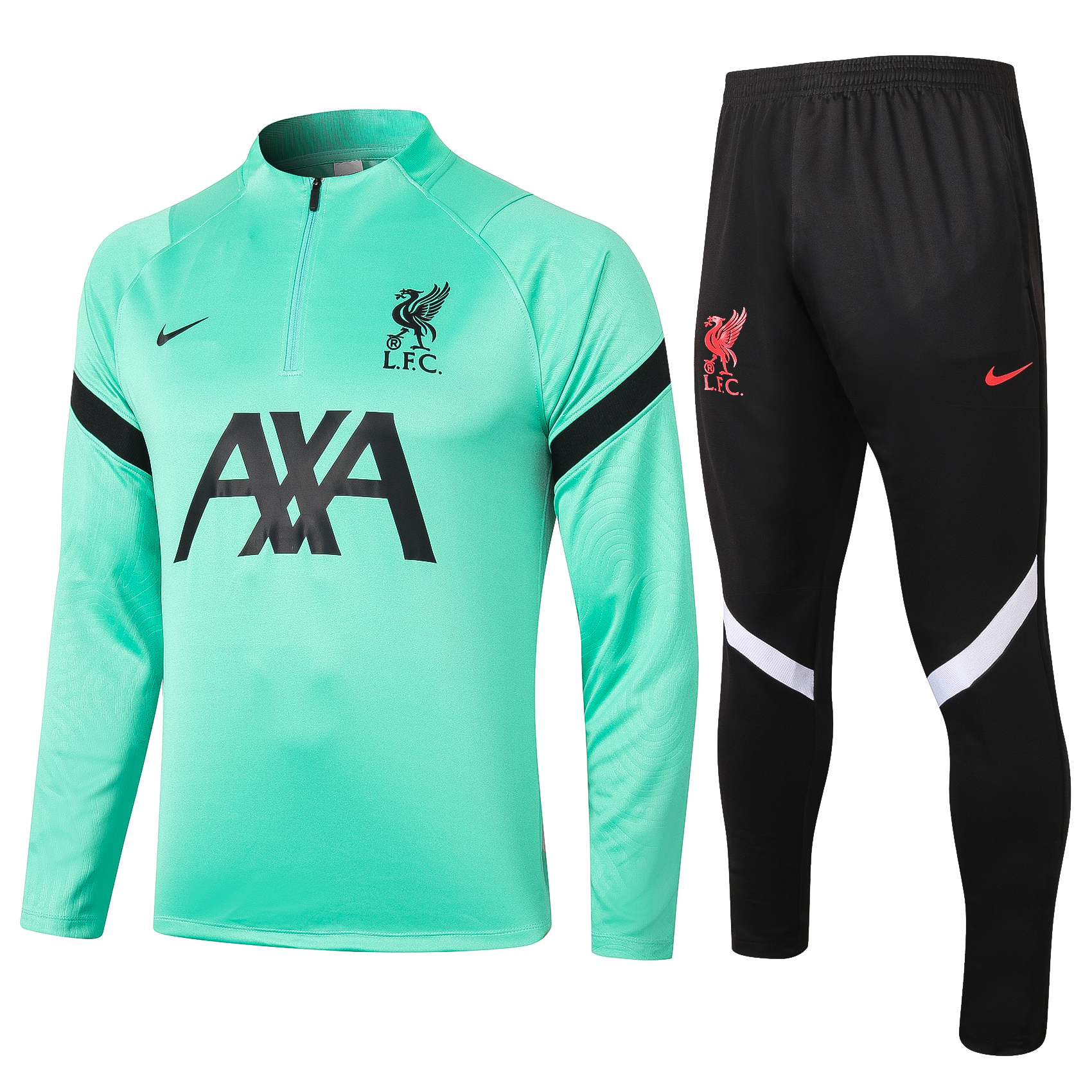21-22 Liverpool Green Sweater Tracksuit Thai Quality - leoleo123123