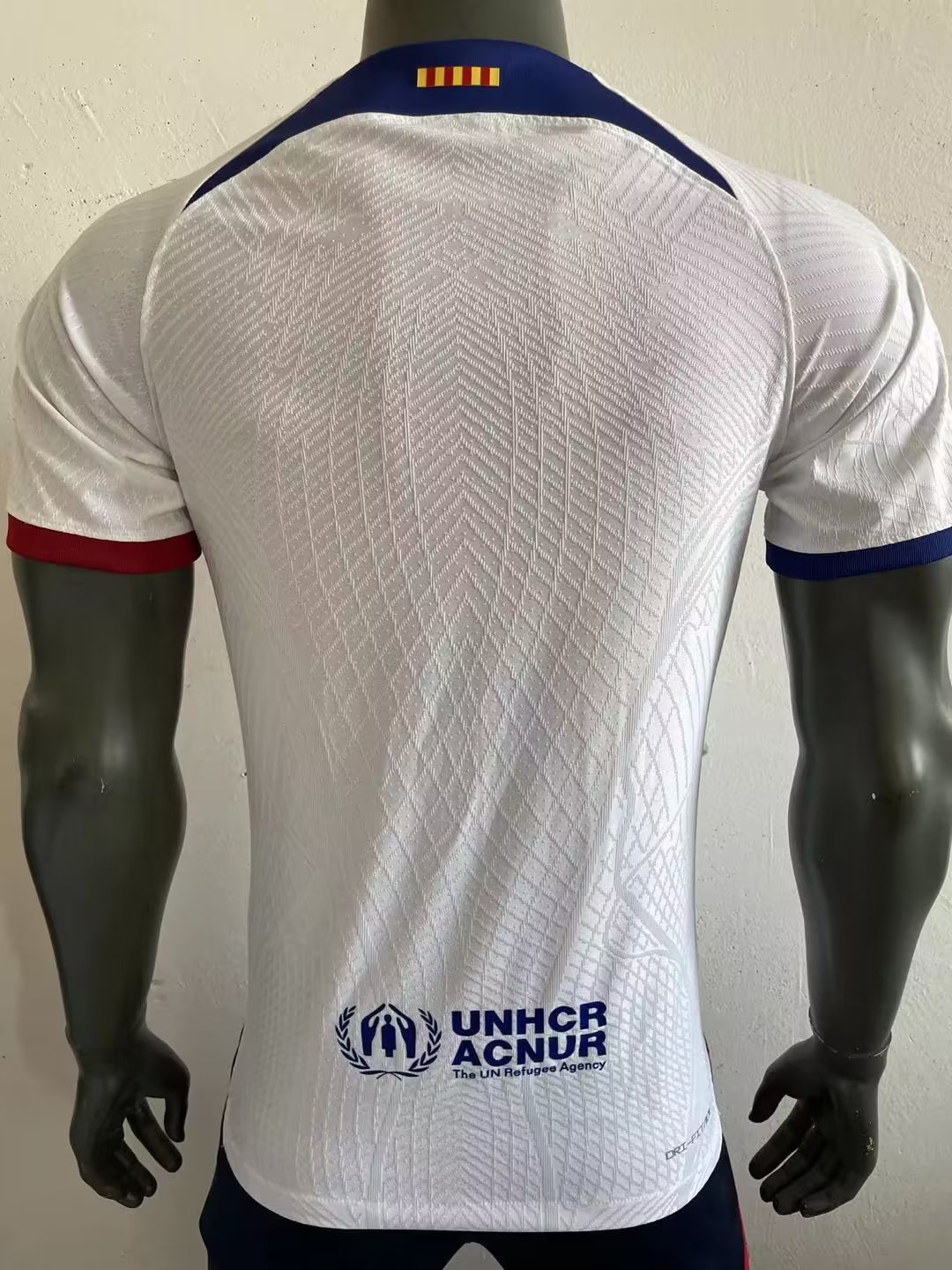 23/24 Barcelona White Jersey Player Version 1:1 Quality - leoleo123123