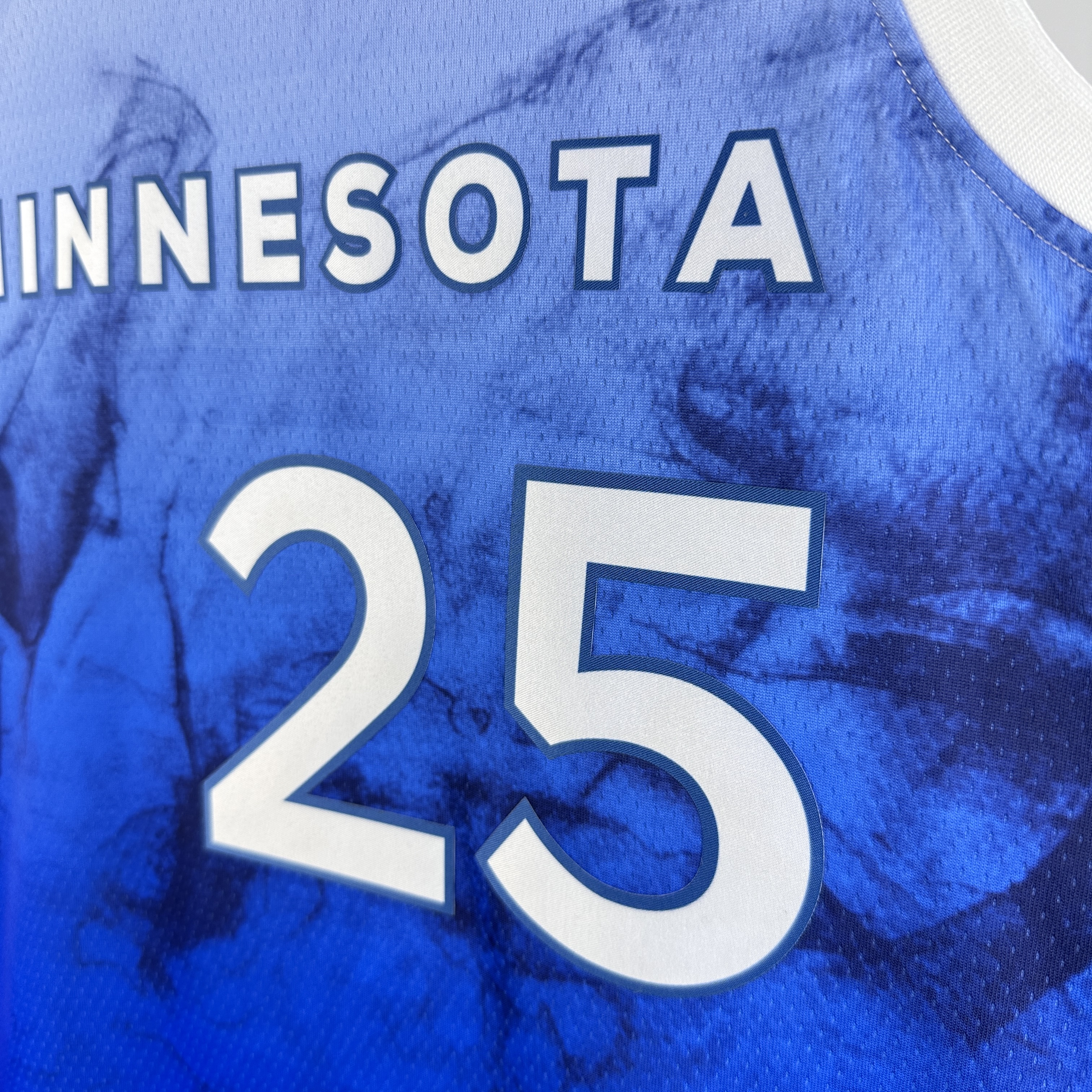 NBA Men 2024 Minnesota Timberwolves City Edition Blue #25 ROSE Jersey High Quality Name and Number Print - leoleo123123