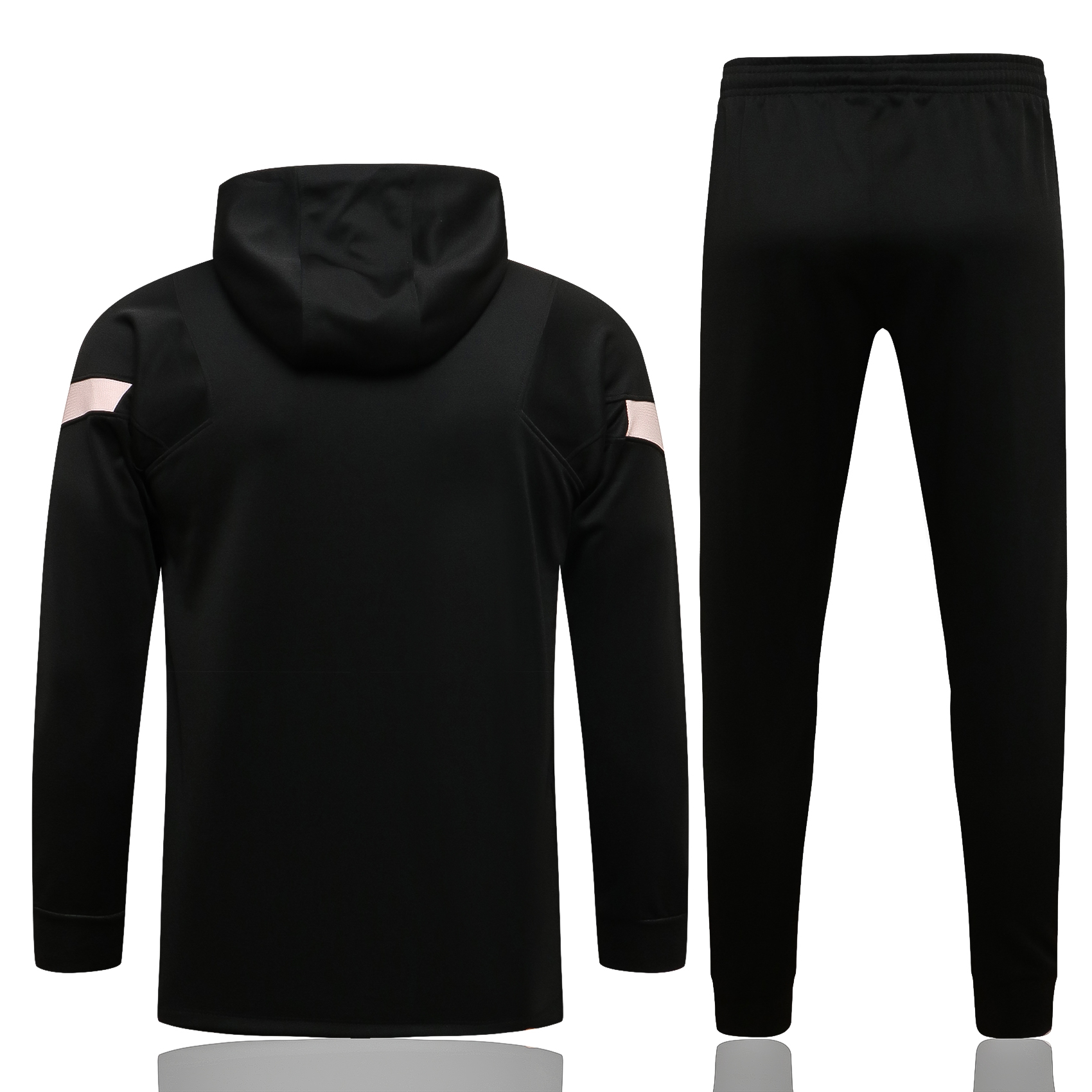 21/22 PSG Black Jacket Tracksuit with Cap Thai Quality - leoleo123123