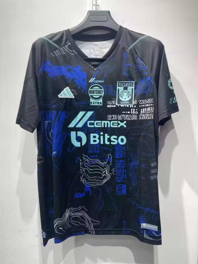 23/24 Tiger Dark Blue Soccer Jersey Thai Quality - leoleo123123