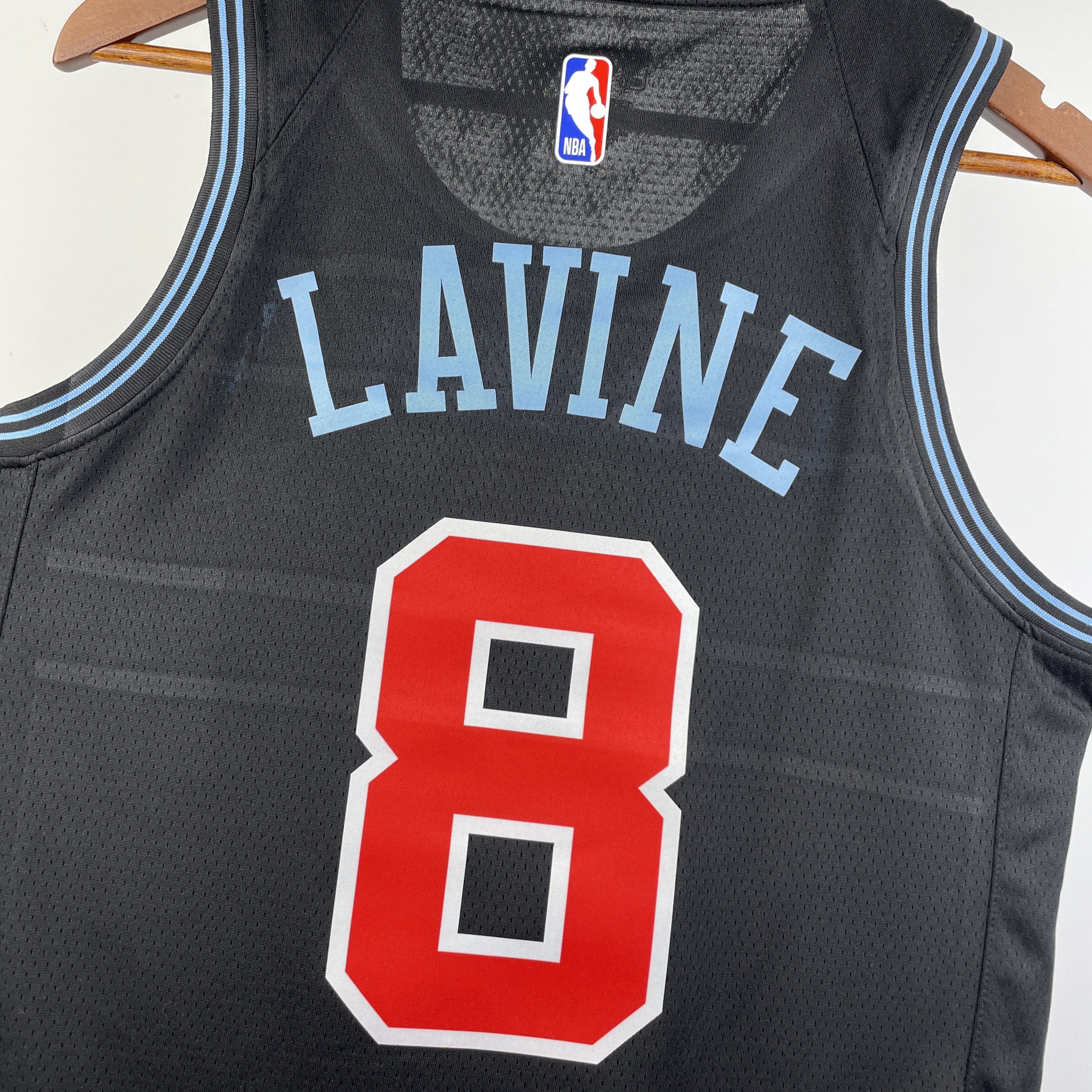 NBA 2019 Chicago Bulls City Edition Black #8 LAVINE Swingman Jersey High Quality - leoleo123123