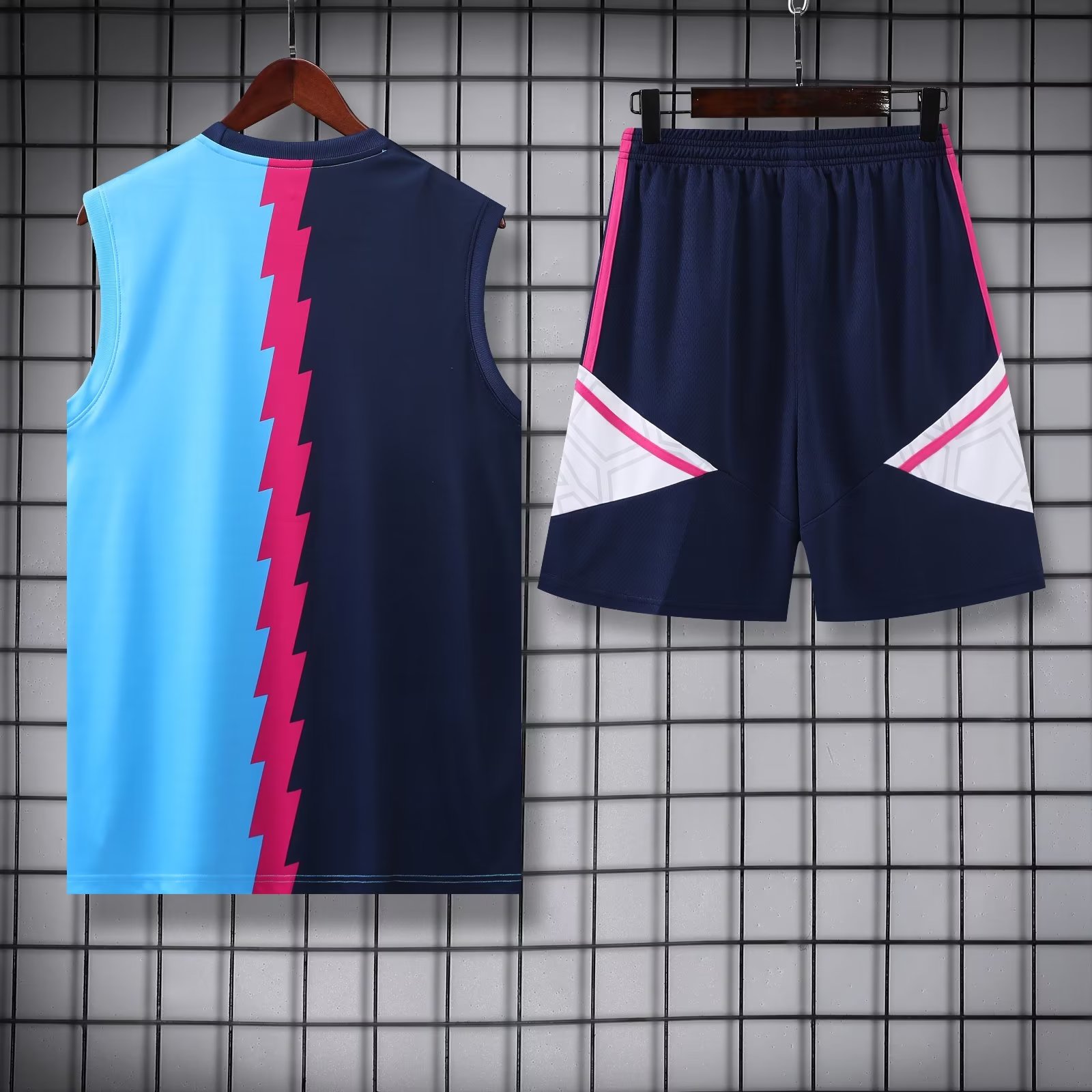 22/23 Arsenal Blue Vest Training Set--Vest and Short Pant Training Tracksuit - leoleo123123