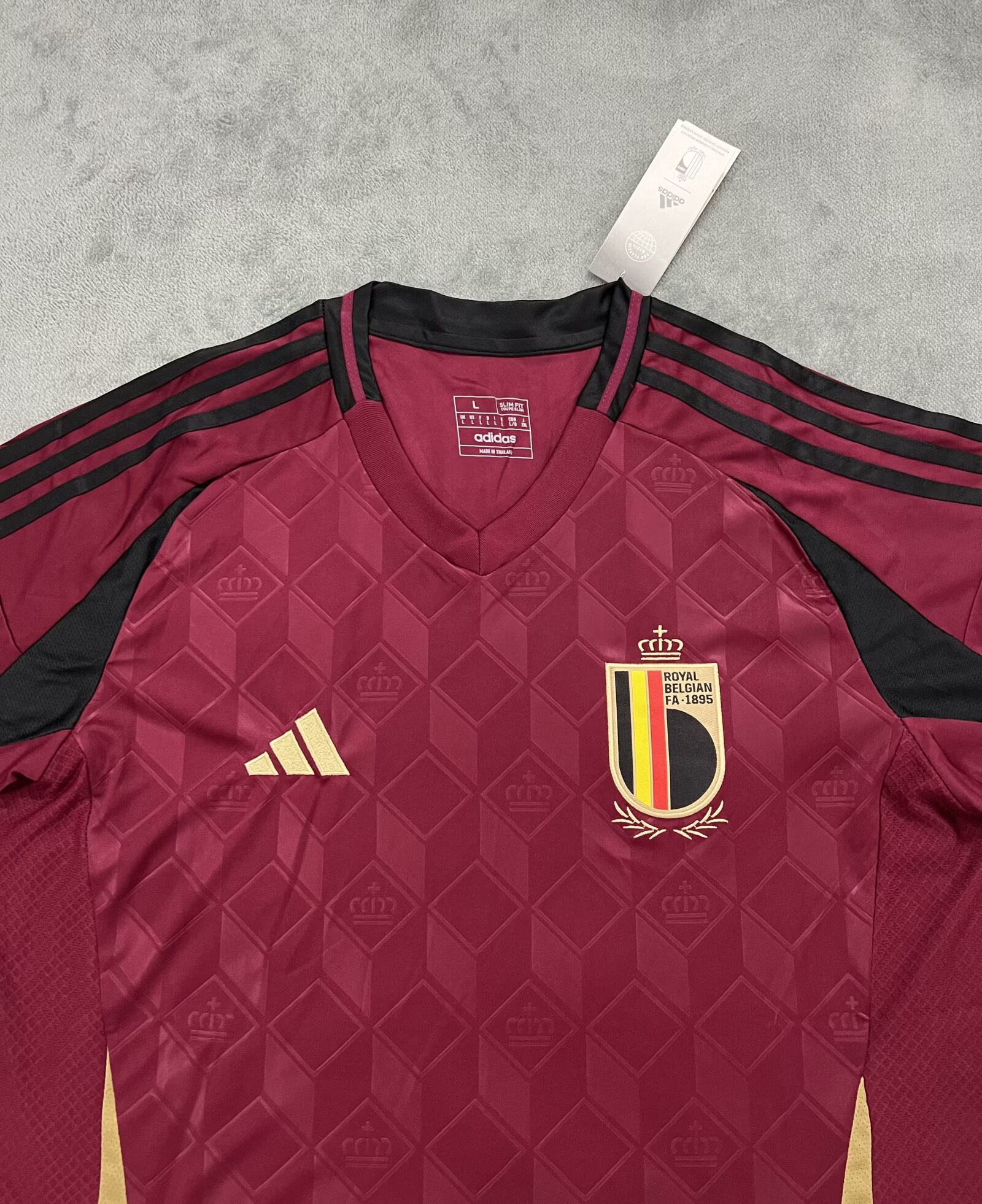 24/25 Belgium Home Soccer Jersey Fans Version 1:1 Quality - leoleo123123