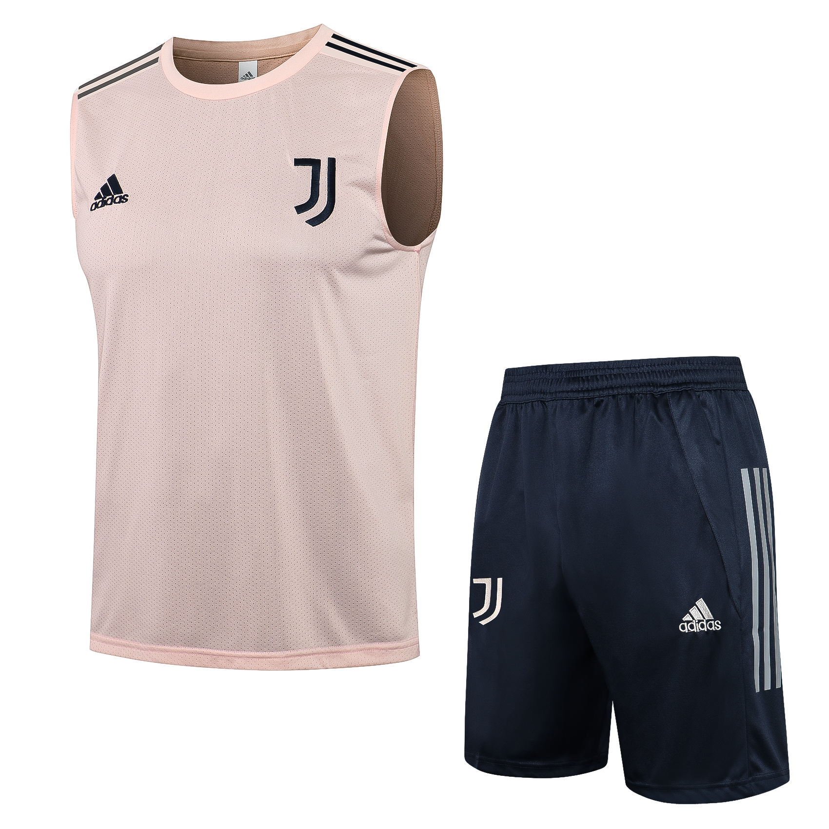 21/22 Juventus Pink Vest Training Set--Vest and Short Pant Training Tracksuit - leoleo123123