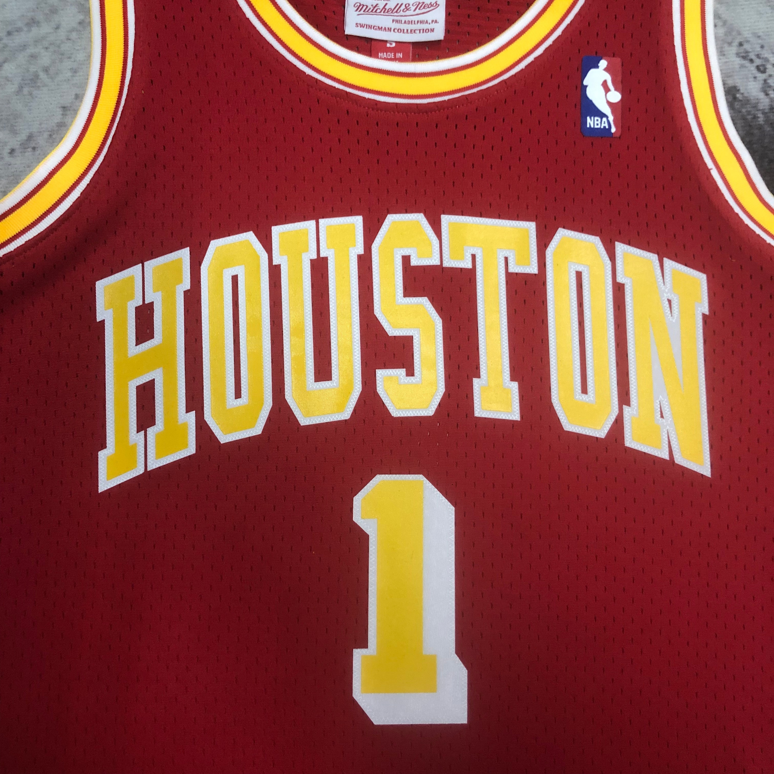 NBA Men 04-05 Houston Rockets Red #1 McGRADY Classics Swingman Jersey - leoleo123123