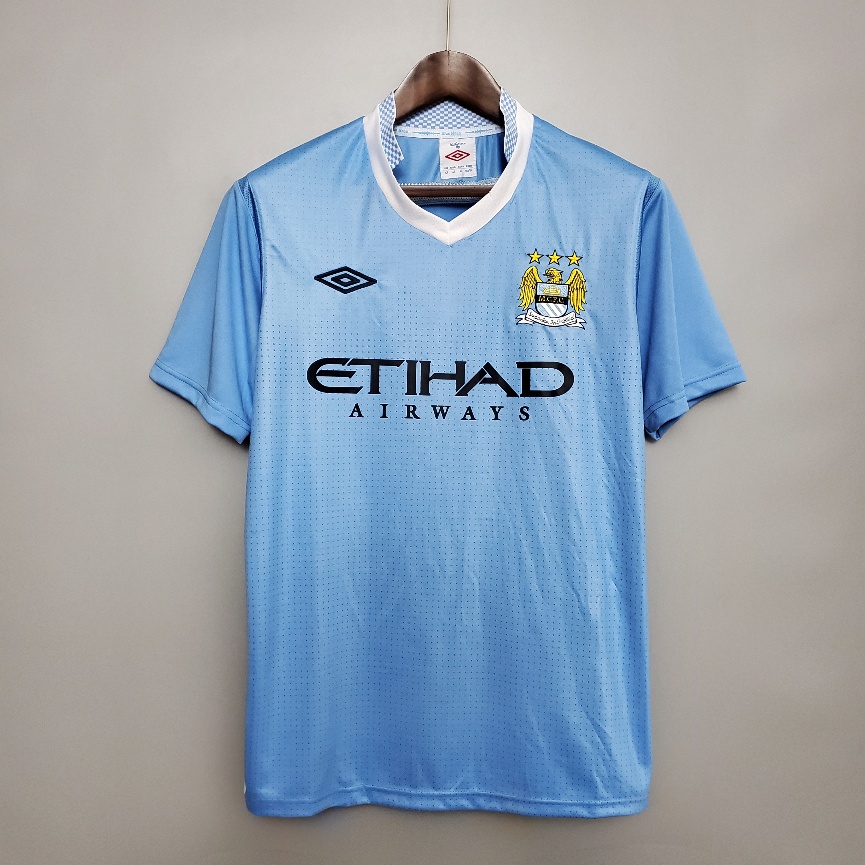11/12 Man City Home Retro Jersey - leoleo123123