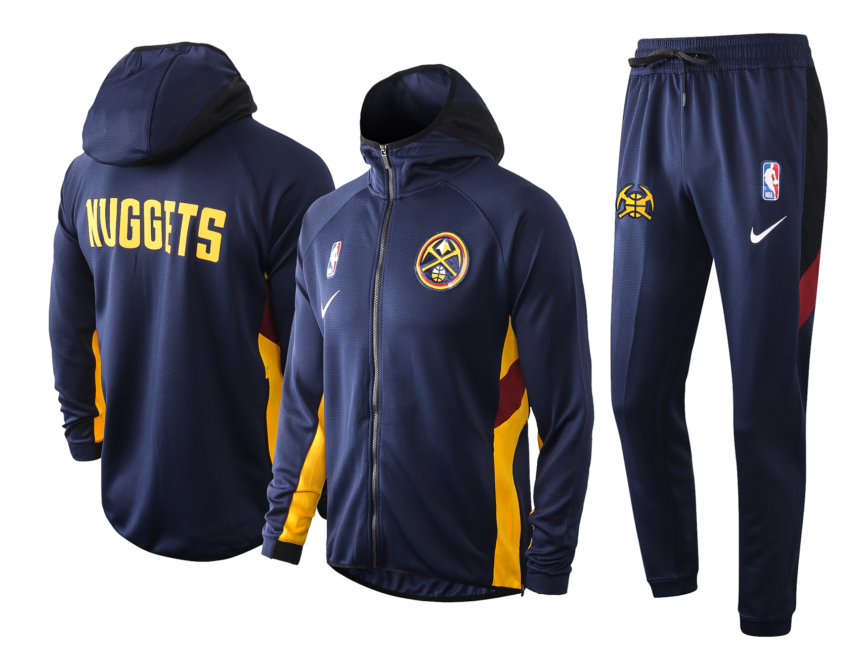 NBA Denver Nuggets Dark Blue with Cap Jacket Tracksuit High Quality - leoleo123123