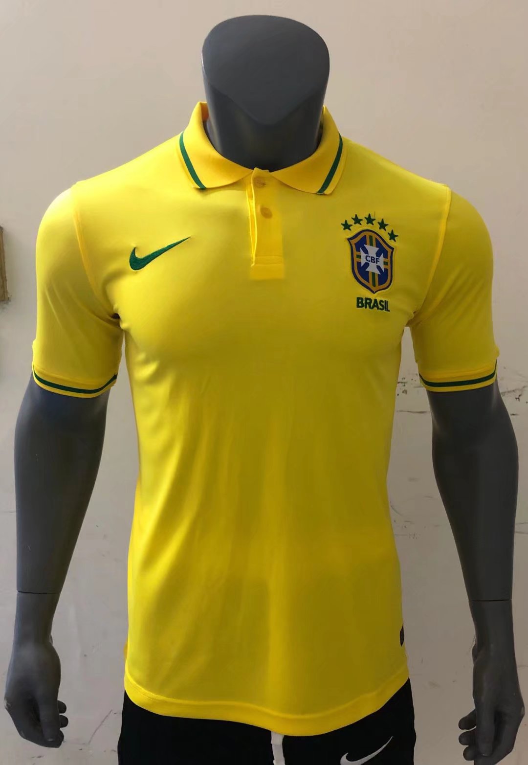 22/23 Brazil Yellow Polo Jersey 1:1 Quality Thai Quality - leoleo123123