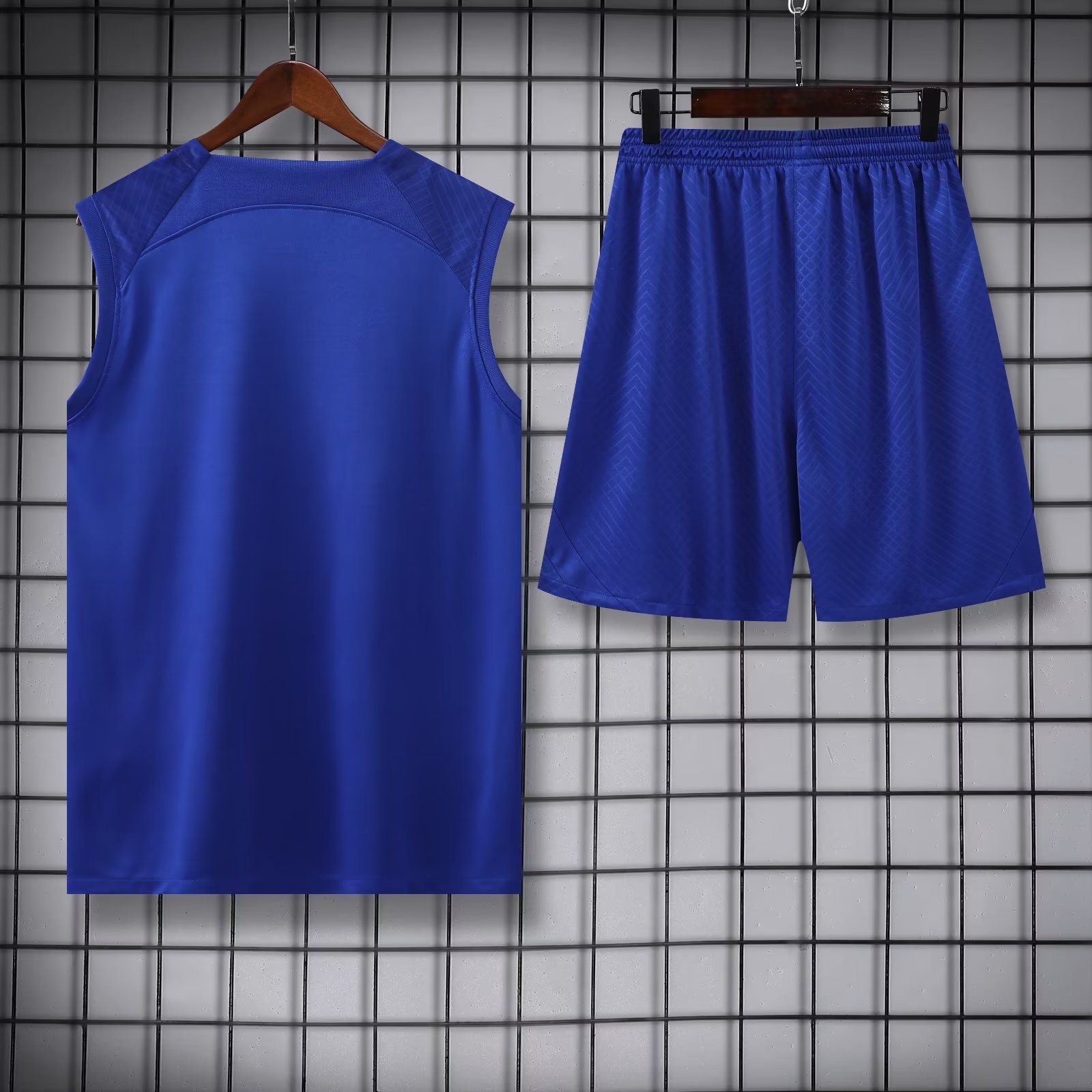 23/24 Barcelona Blue Vest Training Tracksuit - leoleo123123