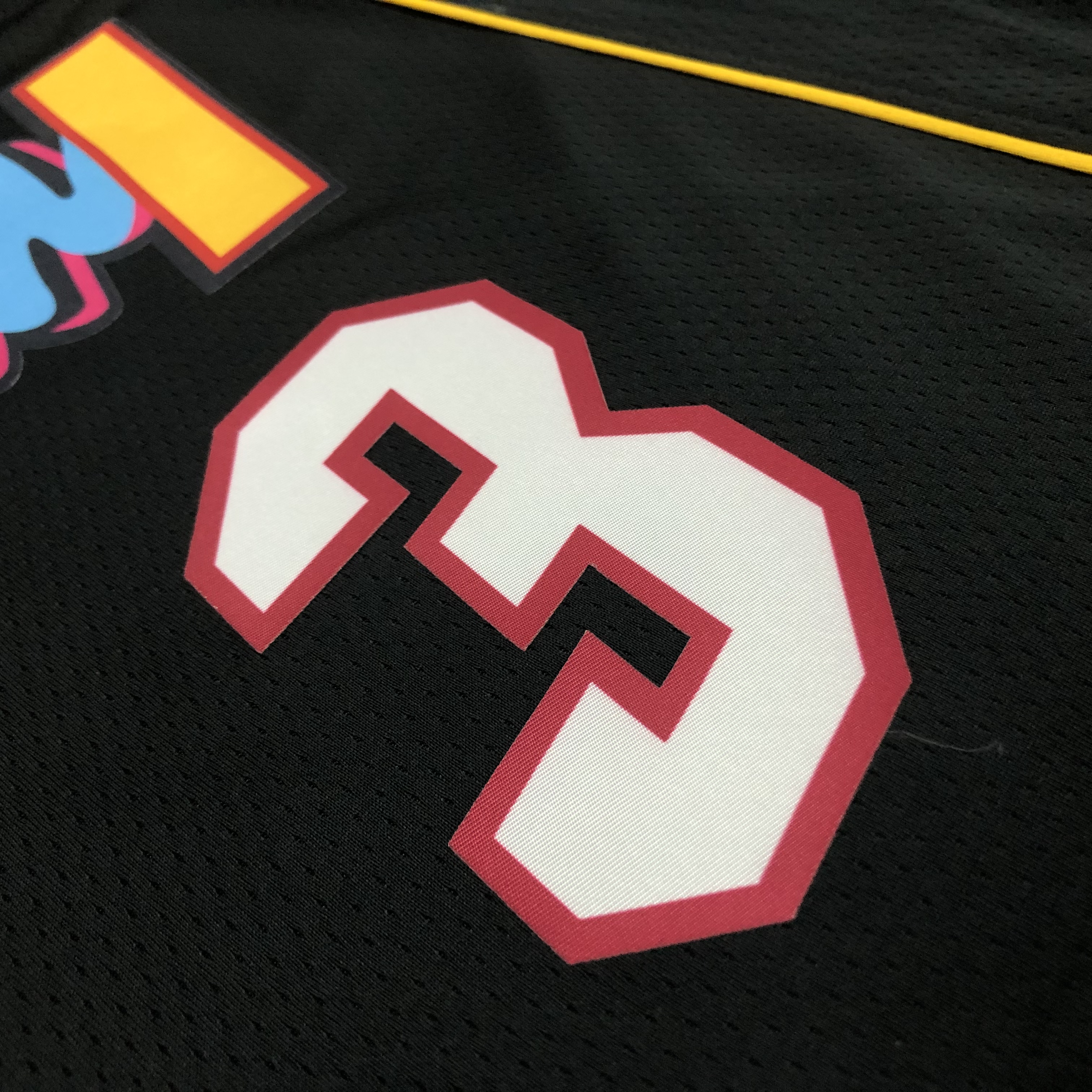 NBA Men 75th Anniversary Season 2022 Miami Heat Black #3 WADE Jersey High Quality Name and Number Print - leoleo123123