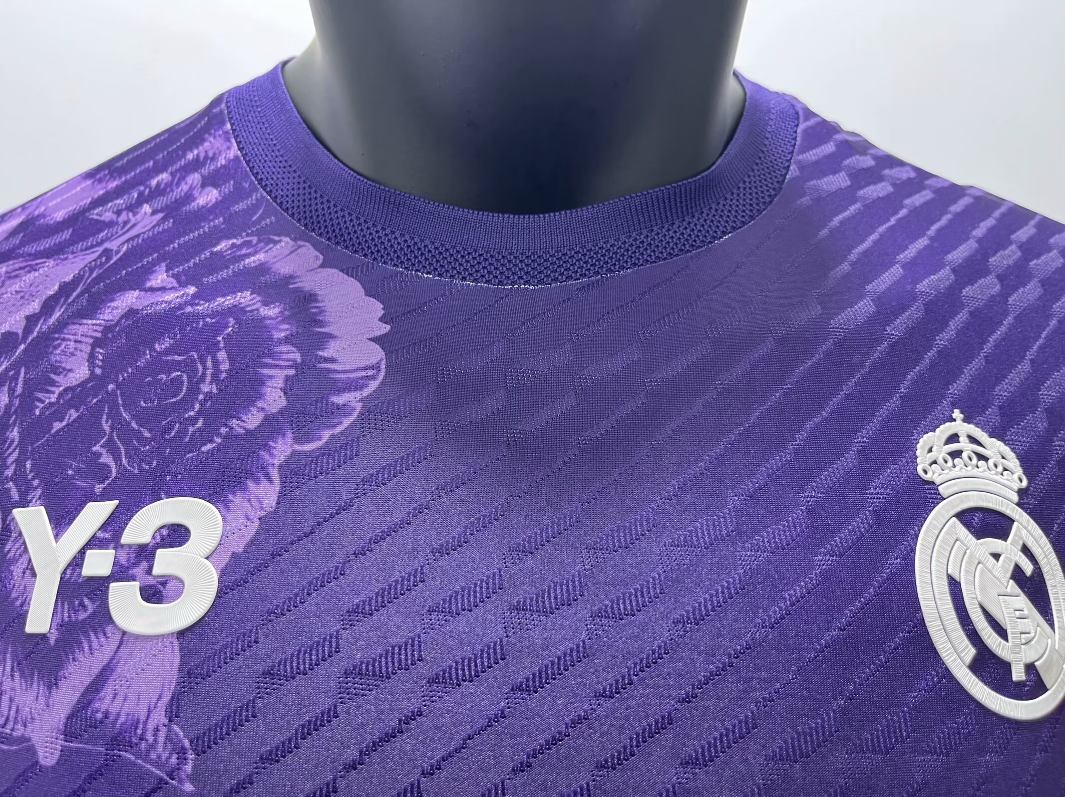 23/24 Real Madrid Y-3 purple Jersey Player Version 1:1 Quality xiongyinig - leoleo123123