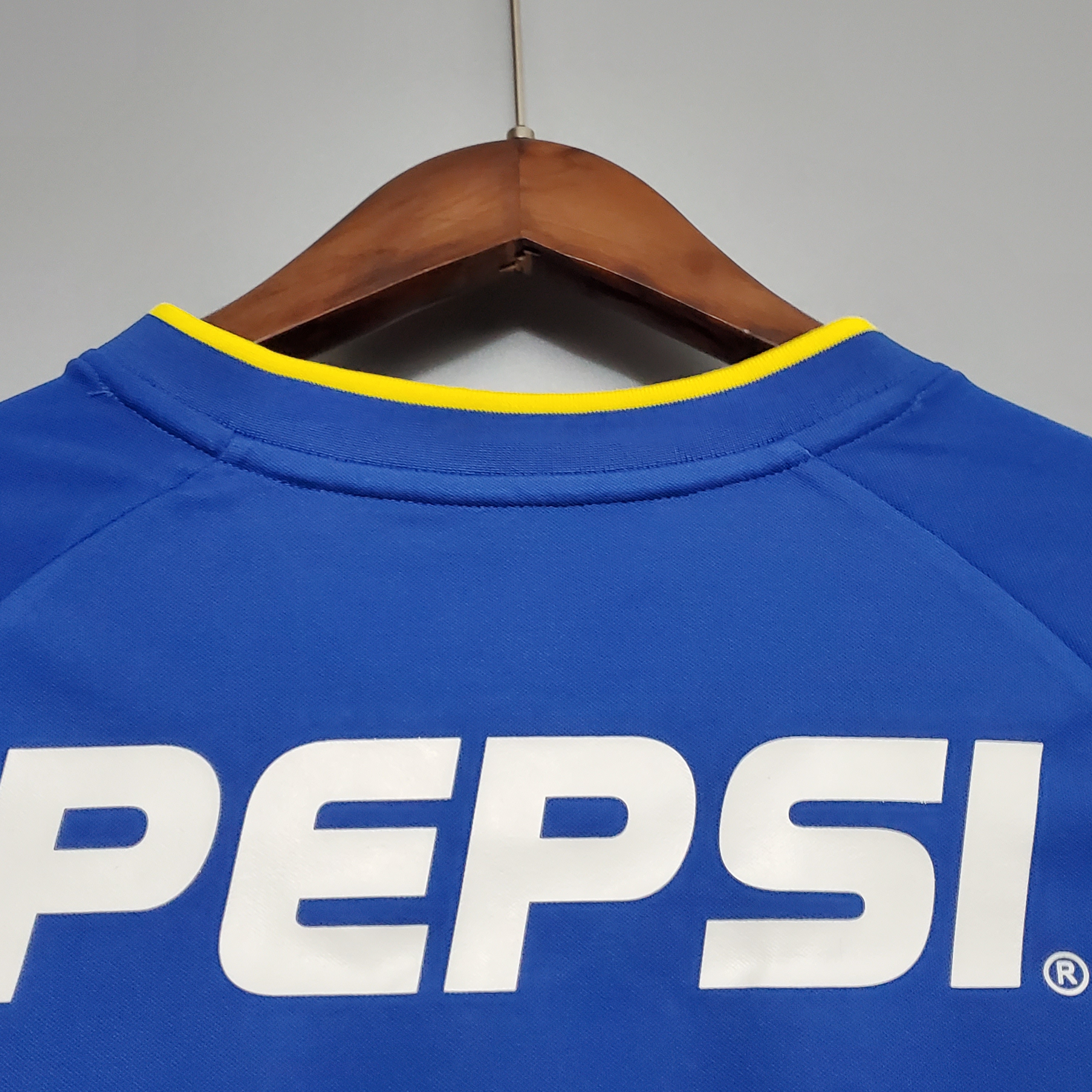 2002 Boca Home Retro Soccer Jersey Thai Quality - leoleo123123