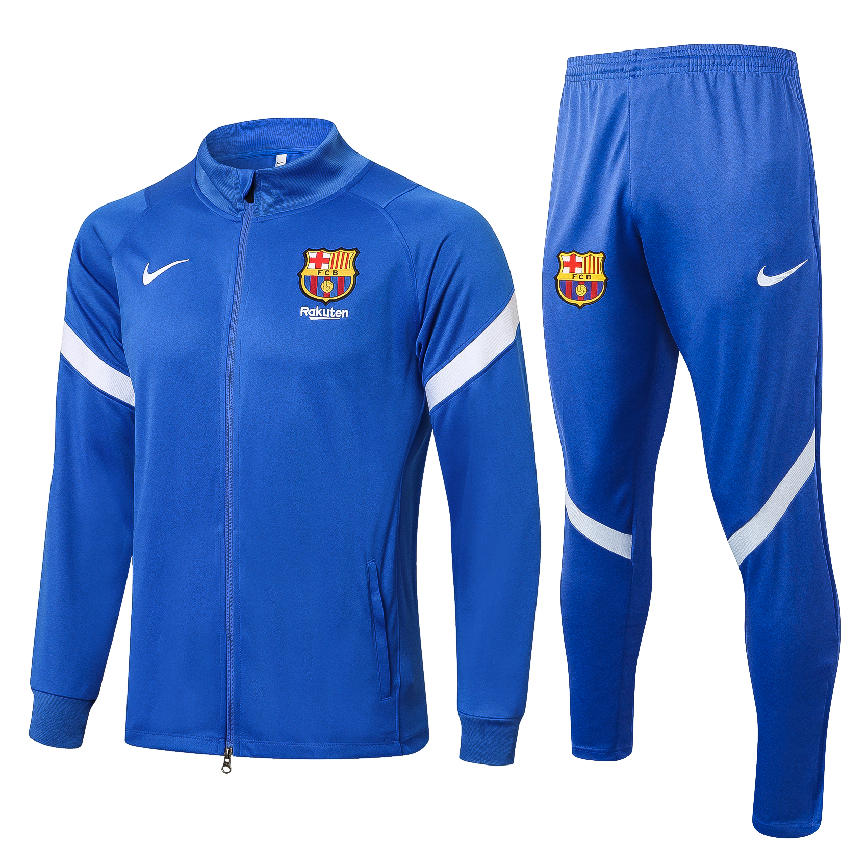 21/22 Barcelona Blue Jacket Tracksuit Thai Quality - leoleo123123
