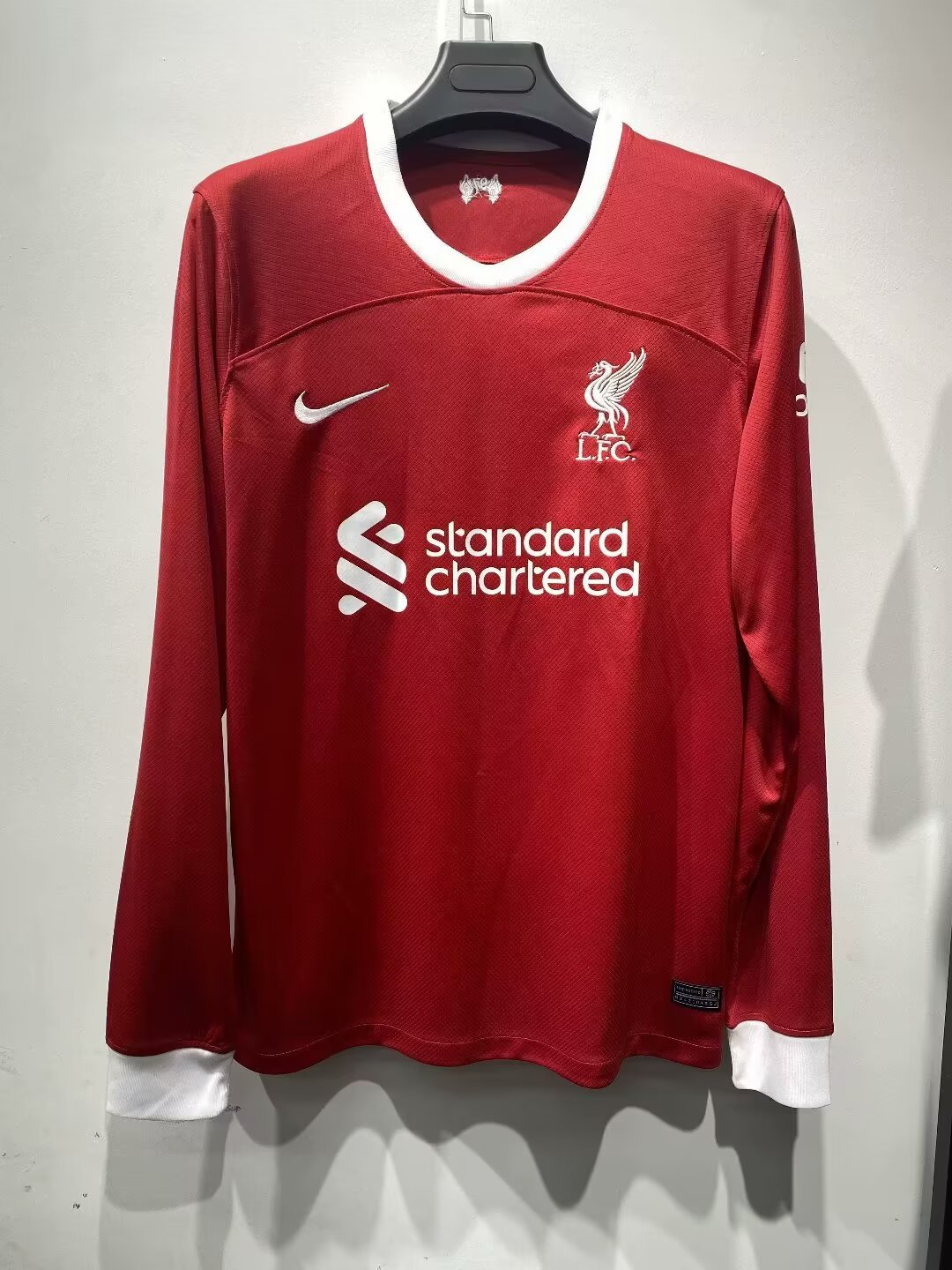 23/24 Liverpool Home Jersey Long Sleeve Fans Version 1:1 Quality - leoleo123123