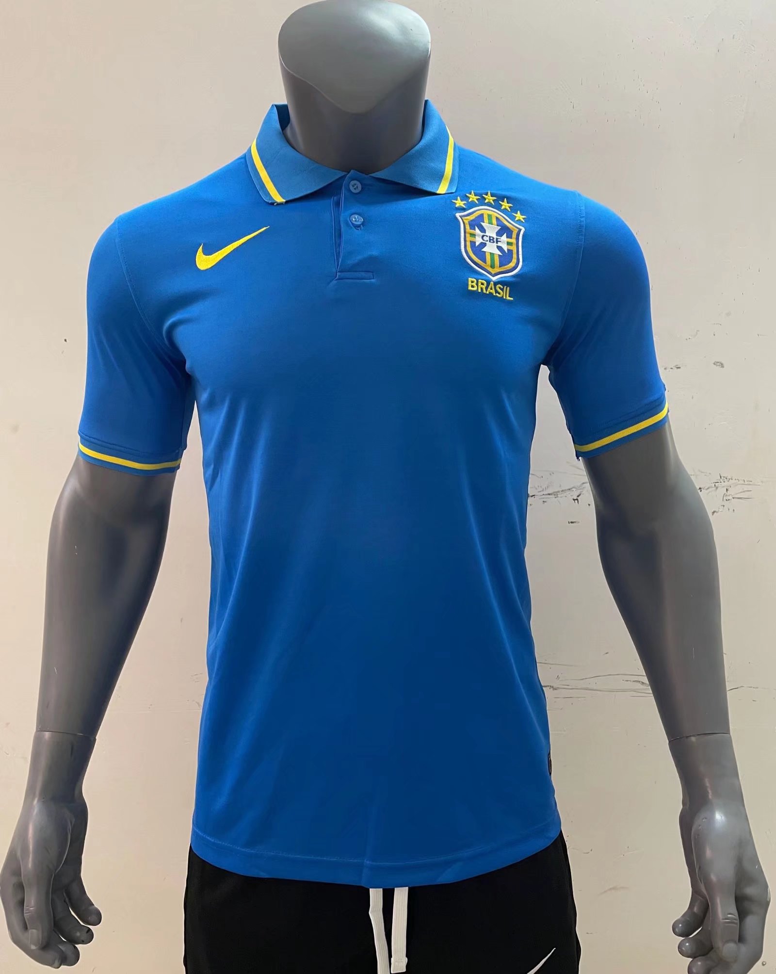 22/23 Brazil Blue Polo Jersey 1:1 Quality Thai Quality - leoleo123123