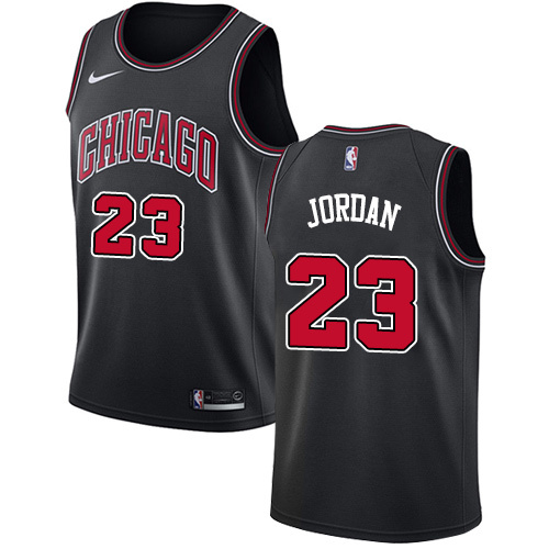 NBA Men Chicago Bulls Black #23 JORDAN Jersey High Quality Name and Number Print - leoleo123123