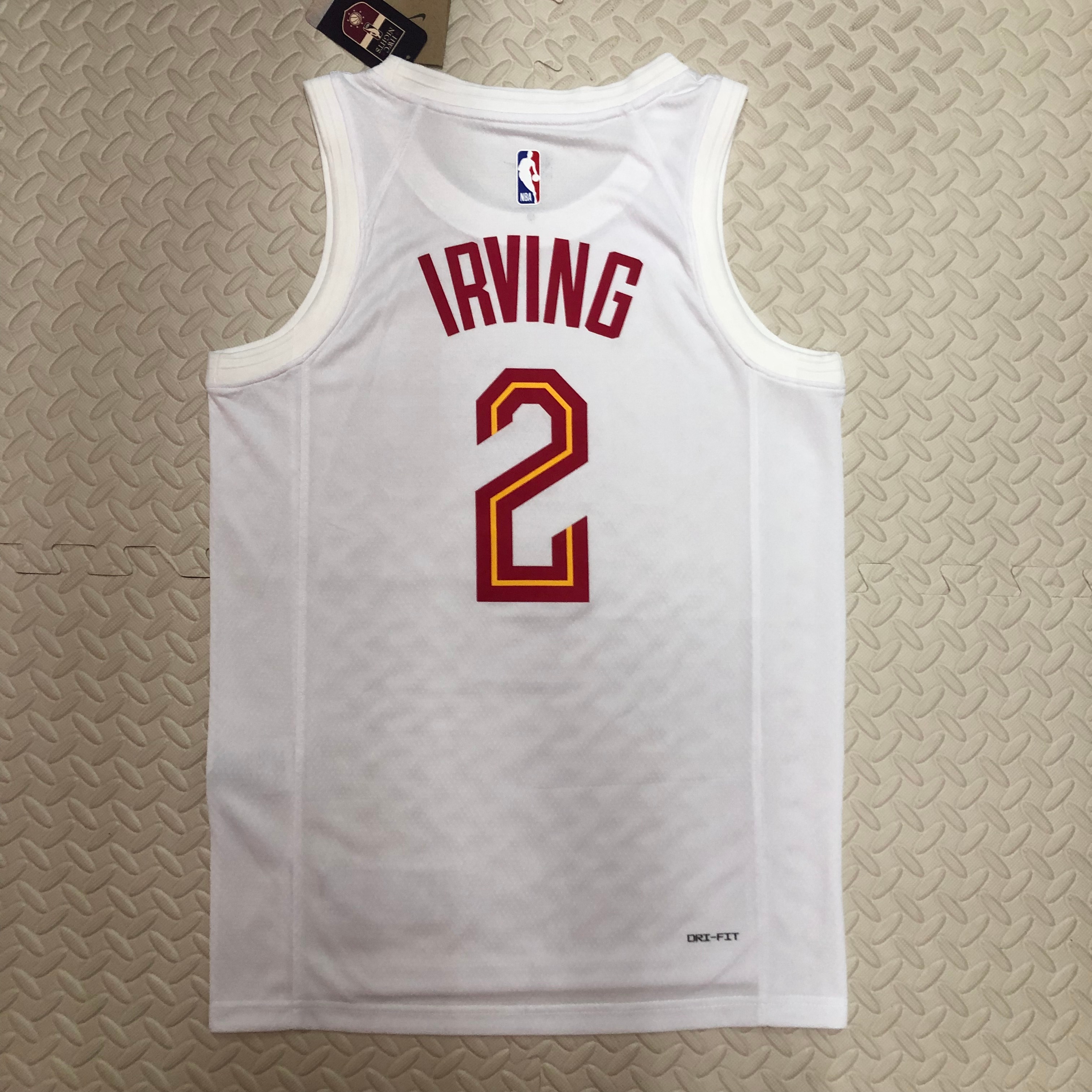 NBA Season 2023 Men Cleveland Cavaliers White #2 IRVING Jersey High Quality Name and Number Print - leoleo123123