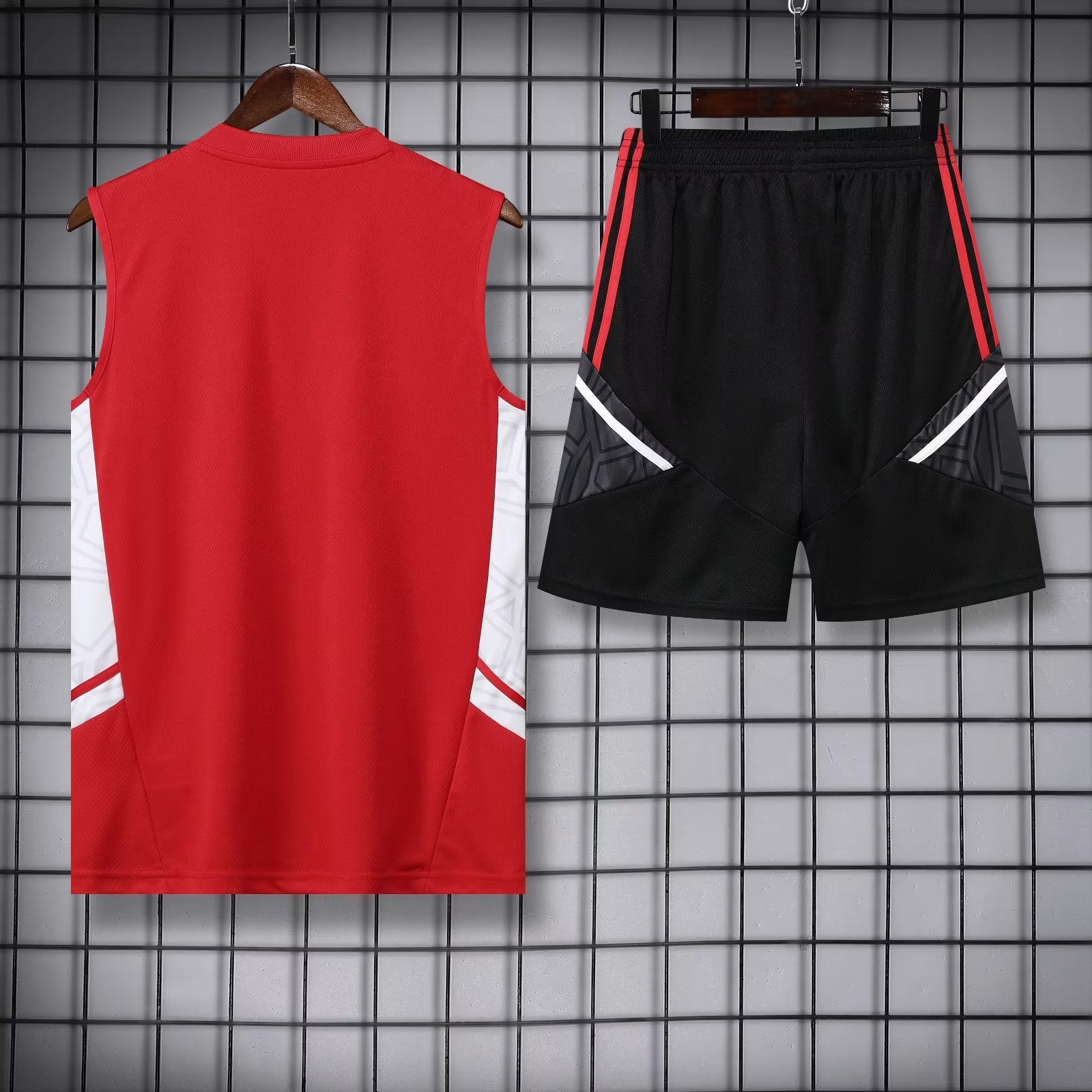 22/23 Manchester United Red Vest Training Tracksuit - leoleo123123