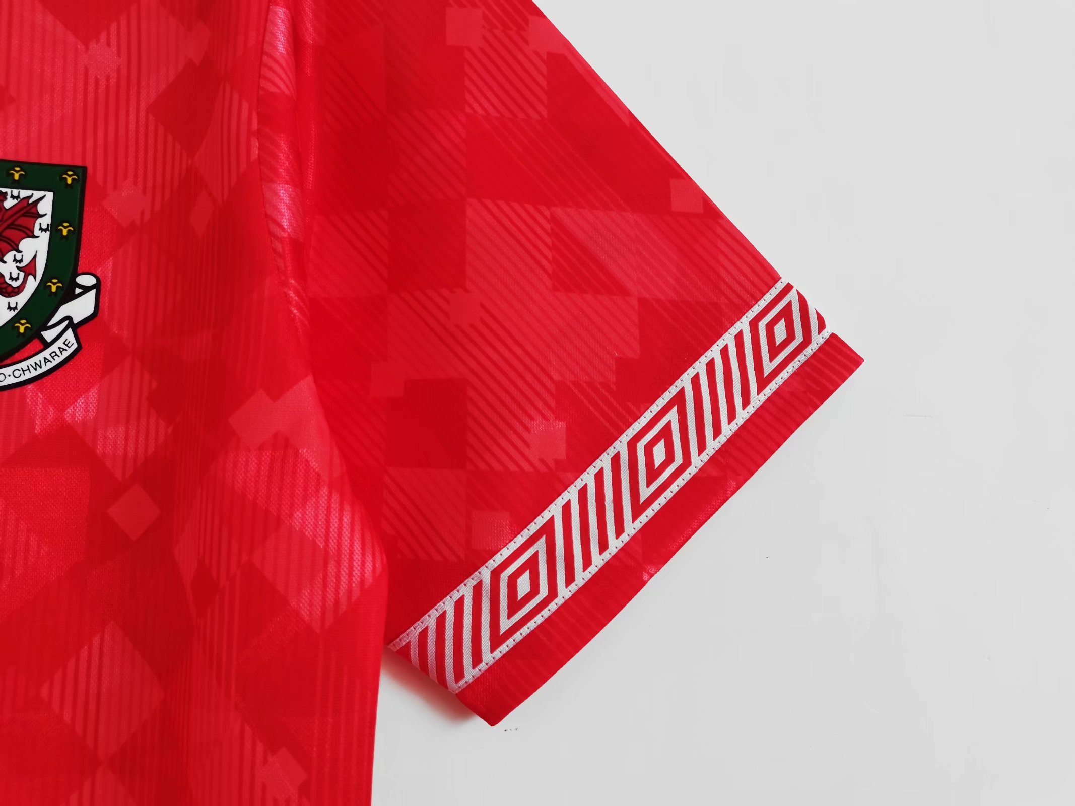 90/92 Welsh Home Retro Jersey Fans Version - leoleo123123
