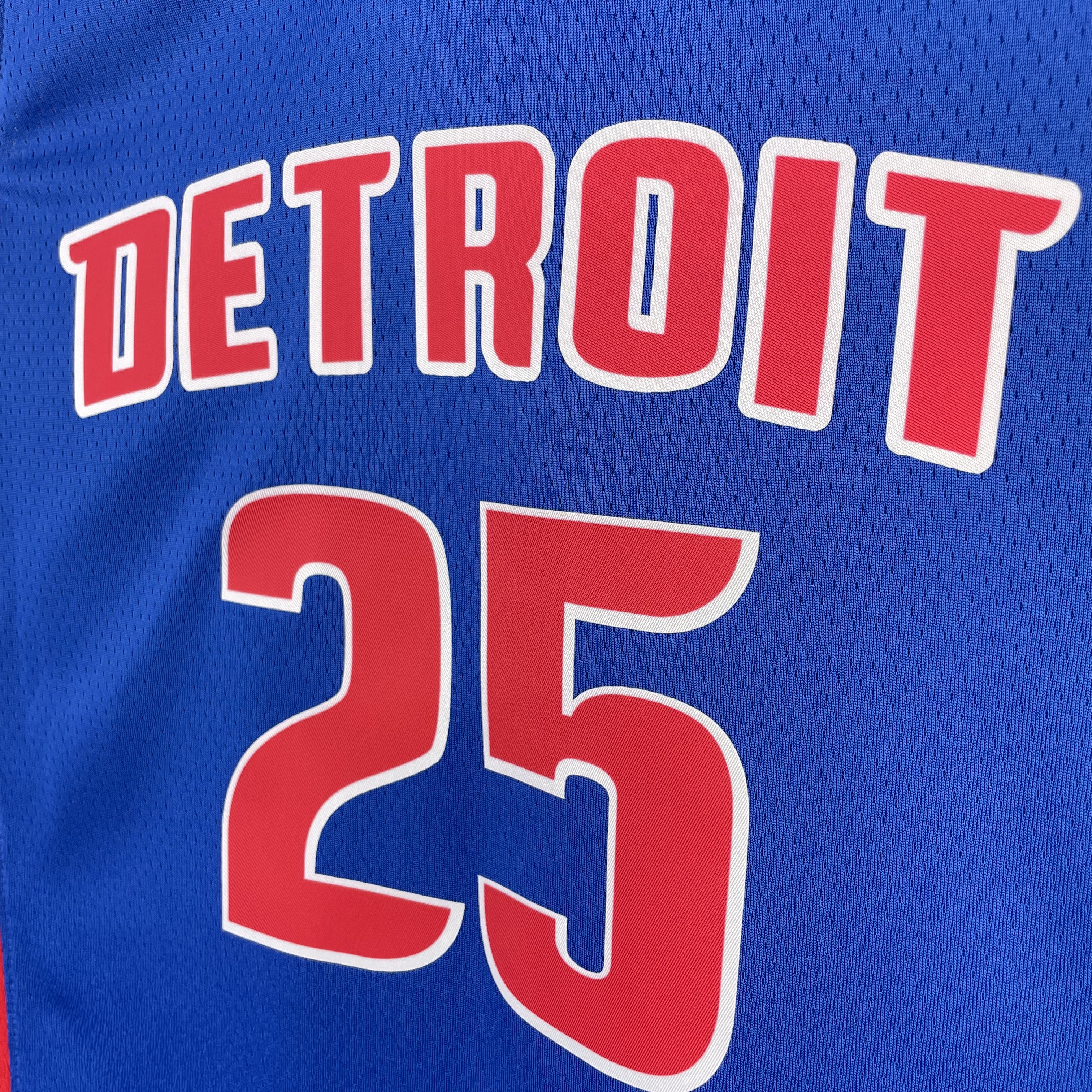 NBA Season 2023 Detroit Pistons Blue #25 ROSE Jersey High Quality Name and Number Print - leoleo123123